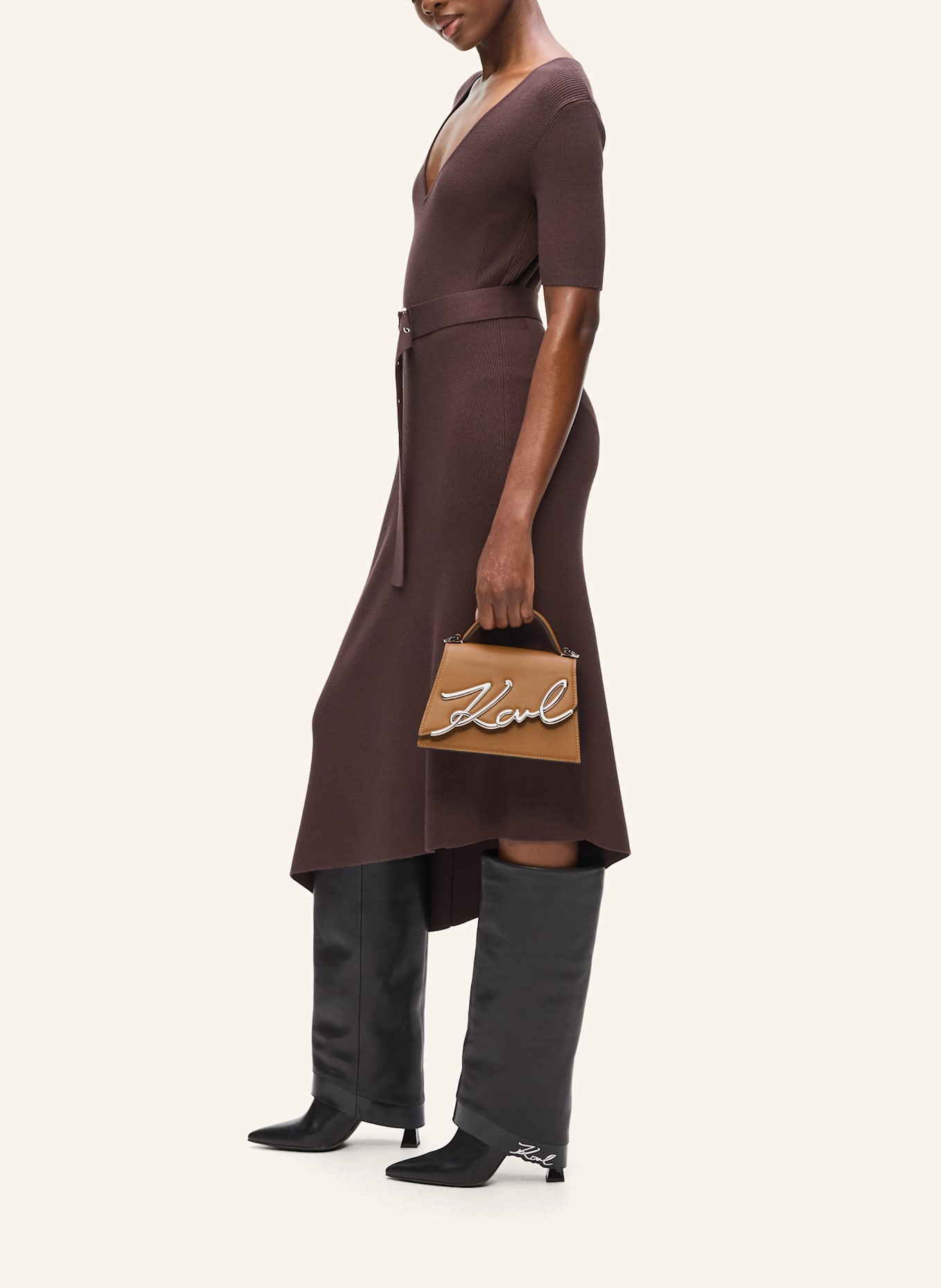 KARL LAGERFELD Umhängetasche: CAMEL