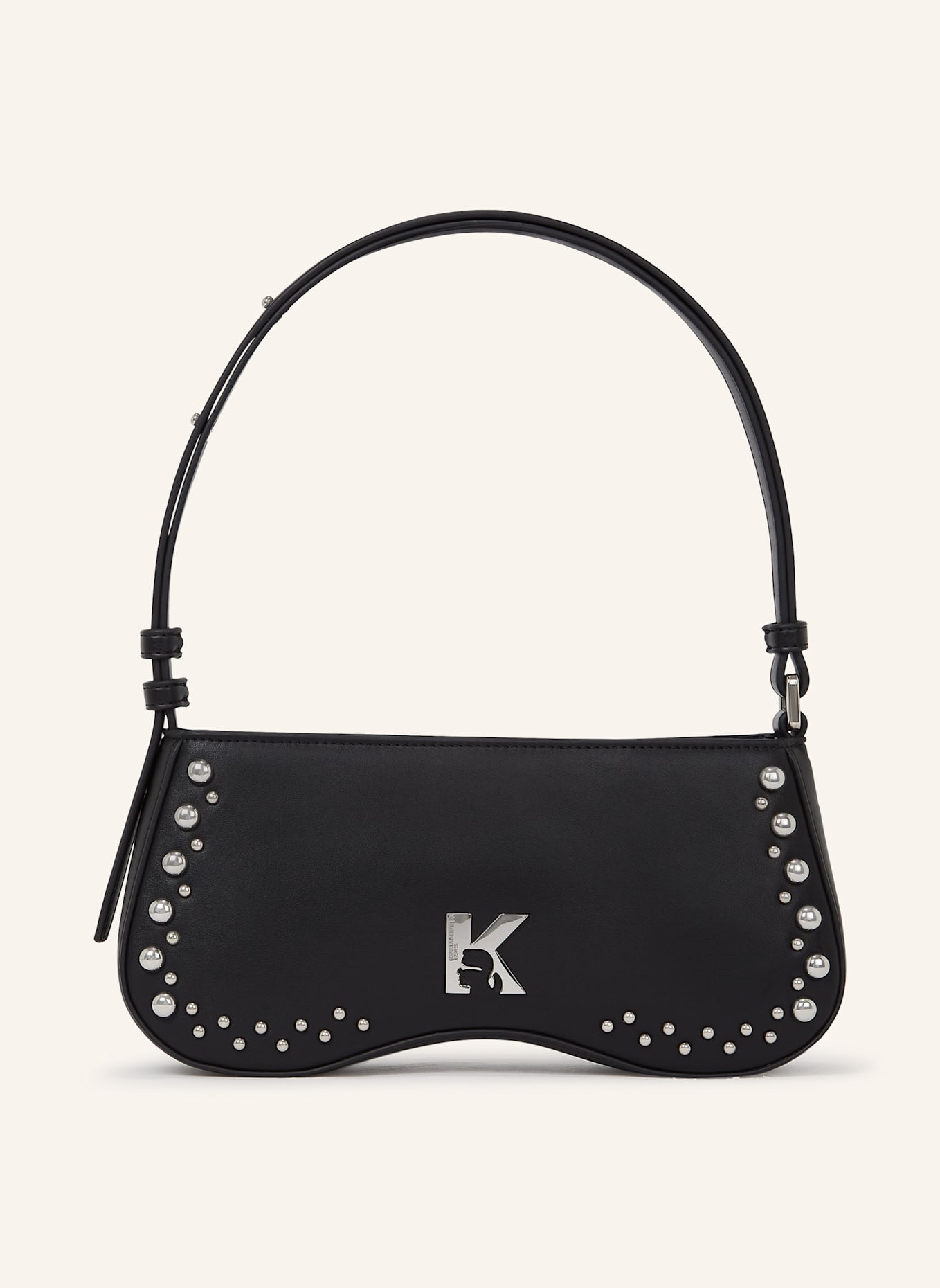 KARL LAGERFELD JEANS Schultertasche: SCHWARZ
