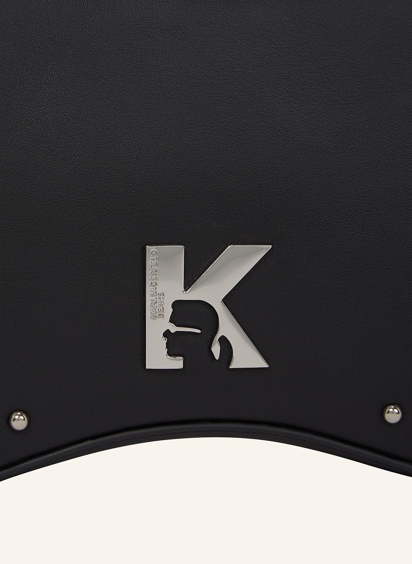 KARL LAGERFELD JEANS Schultertasche: SCHWARZ