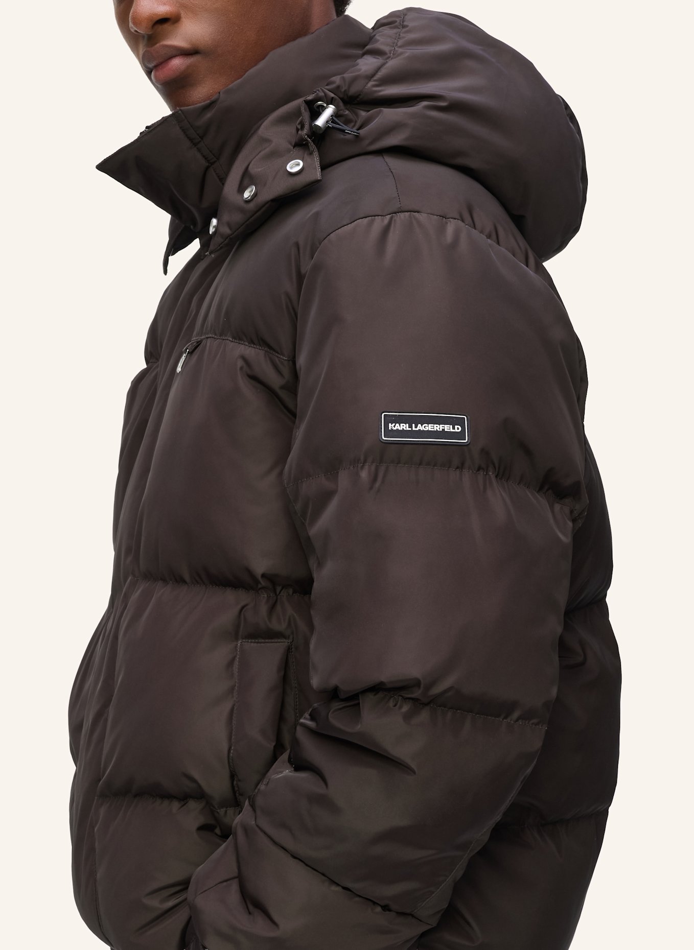 KARL LAGERFELD Jacke: DUNKELBRAUN