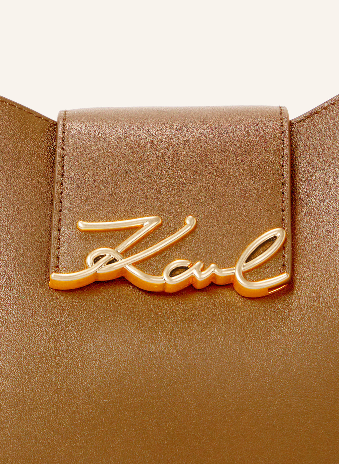 KARL LAGERFELD Hobo-Bag: CAMEL