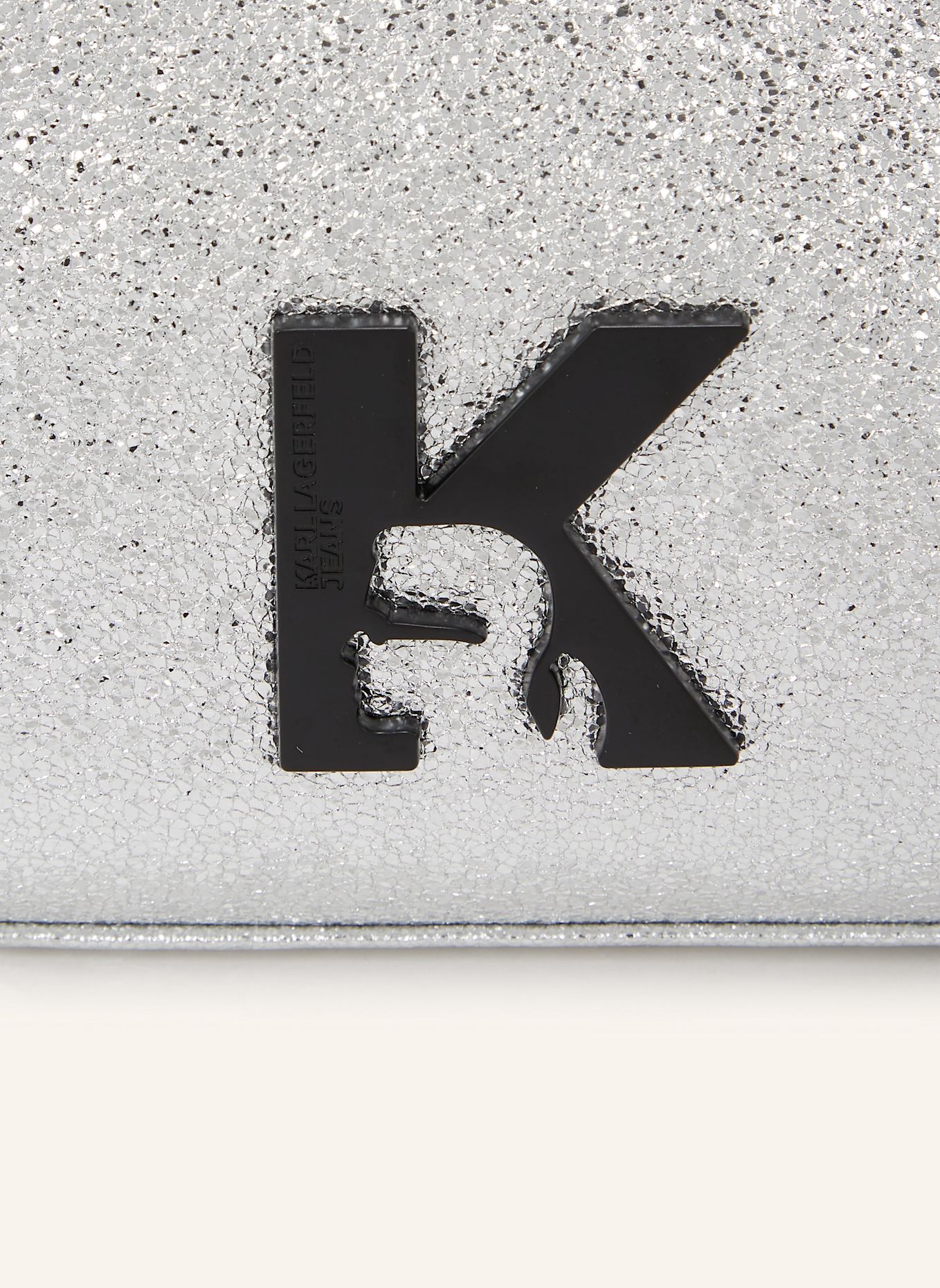 KARL LAGERFELD JEANS Schultertasche: SILBER