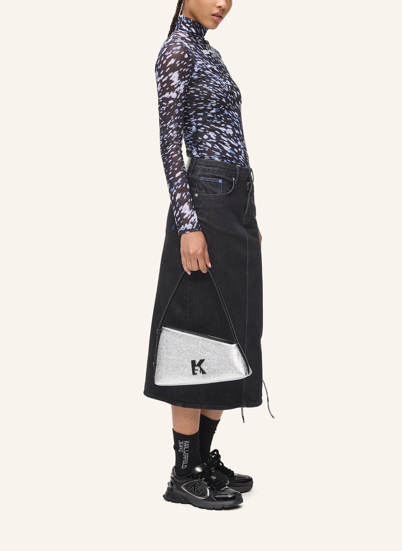 KARL LAGERFELD JEANS Schultertasche: SILBER