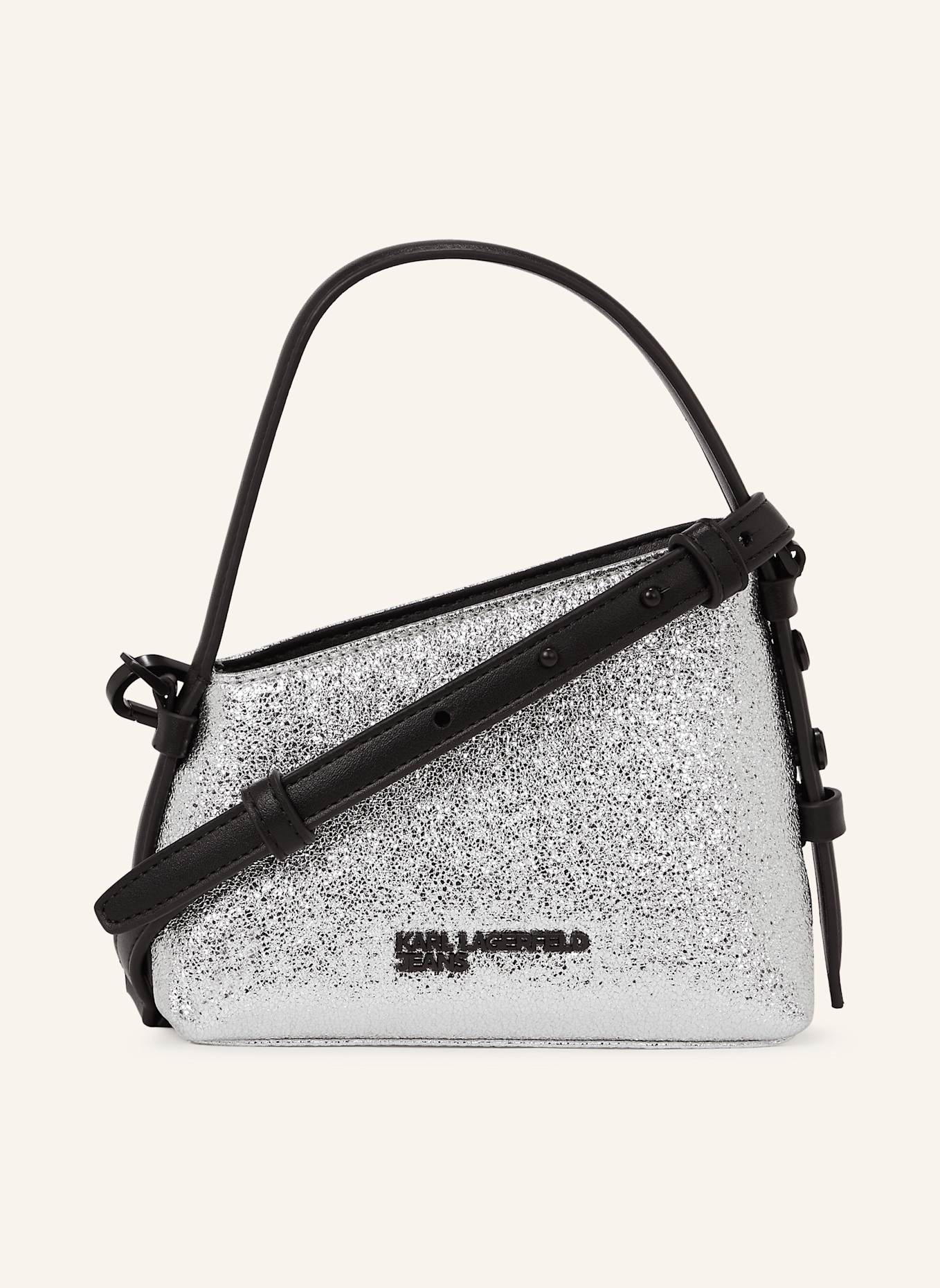 KARL LAGERFELD JEANS Umhängetasche: SILBER
