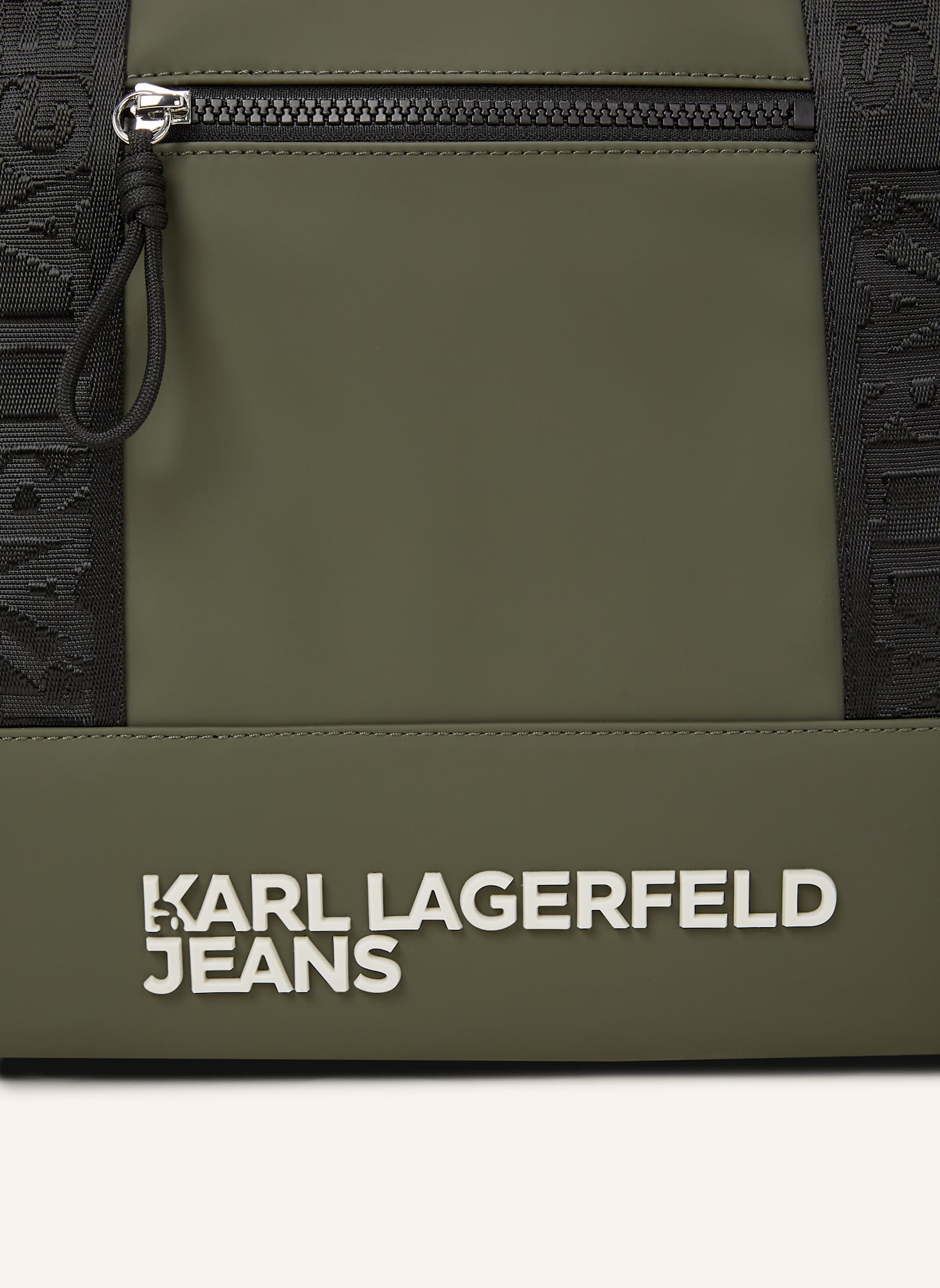KARL LAGERFELD JEANS Weekender: DUNKELGRÜN
