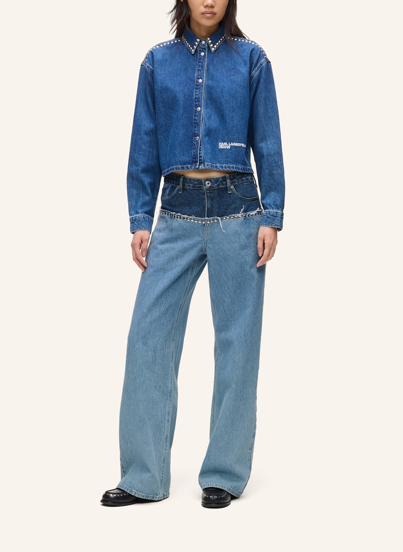 KARL LAGERFELD JEANS Jeans: BLAU