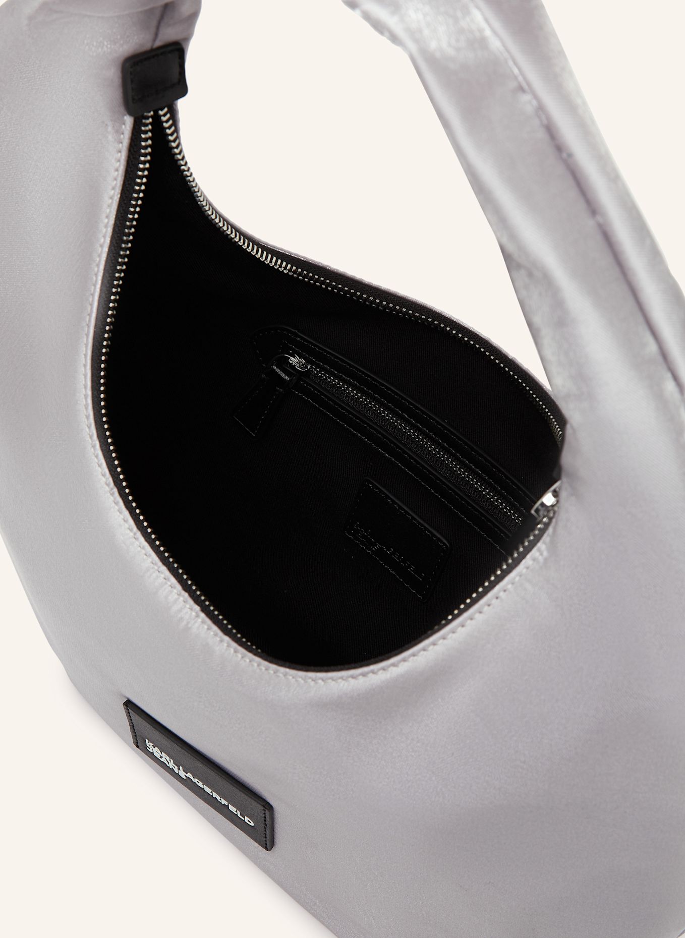KARL LAGERFELD JEANS Schultertasche: SILBER
