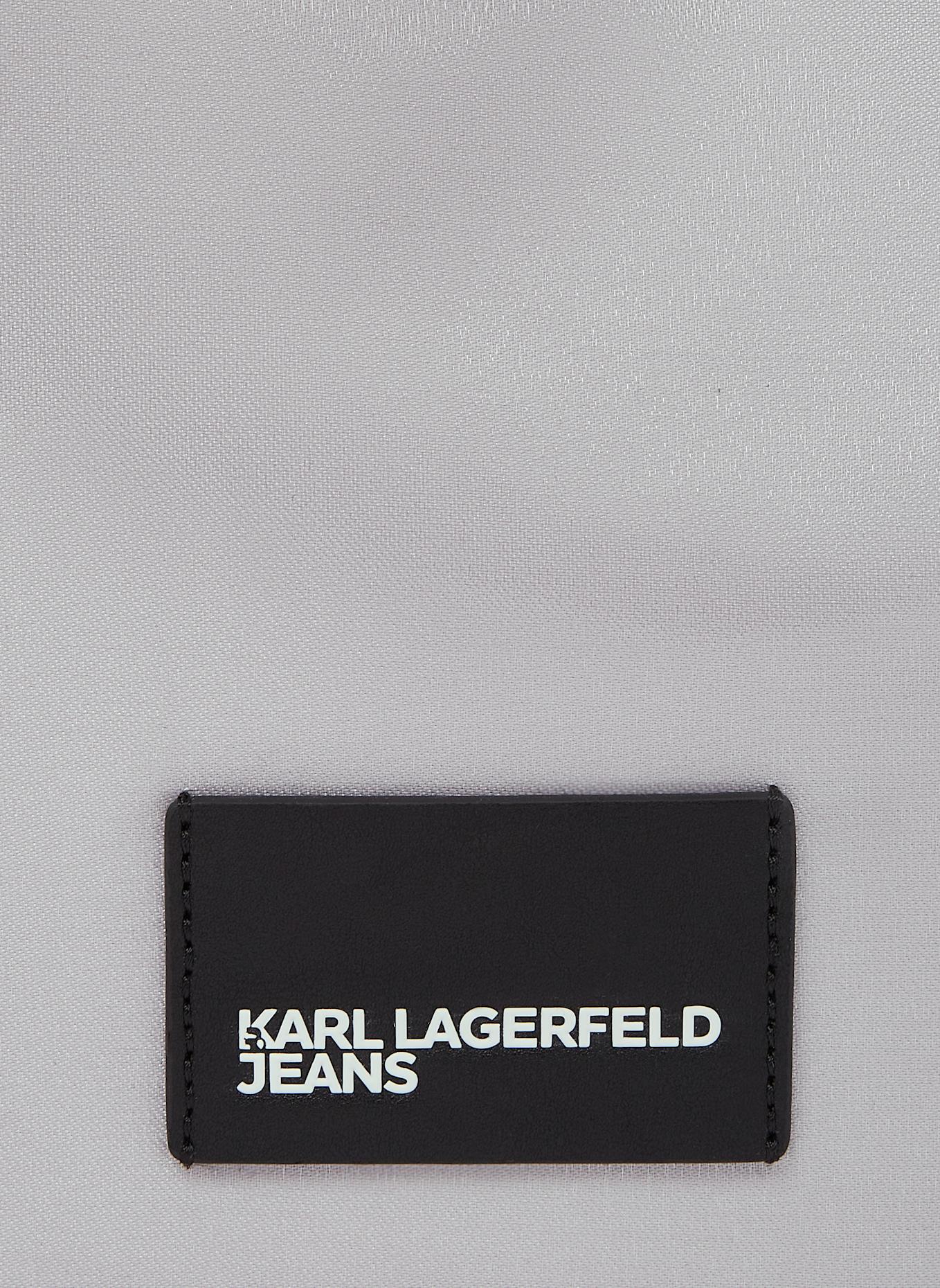 KARL LAGERFELD JEANS Schultertasche: SILBER