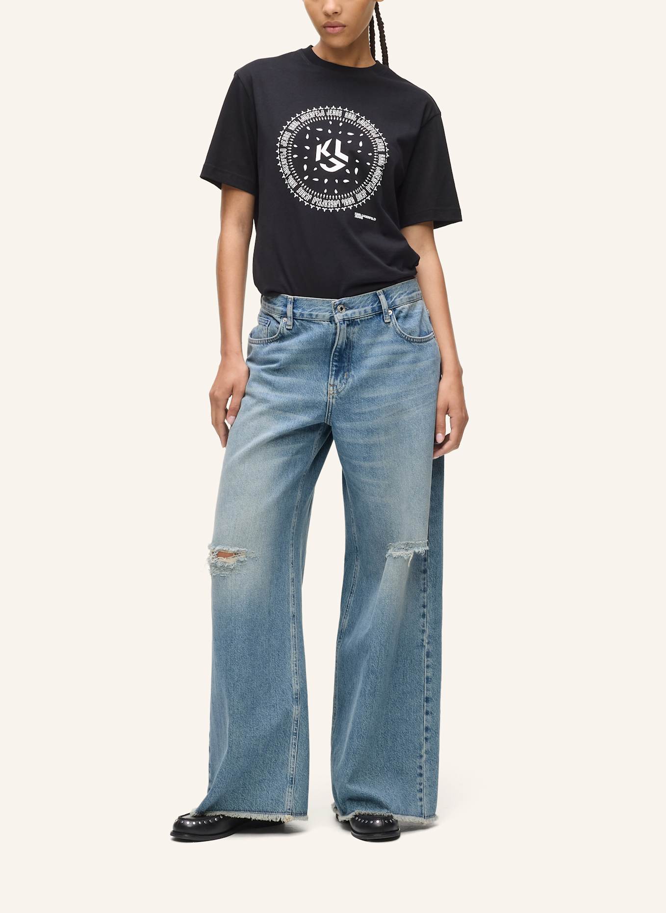 KARL LAGERFELD JEANS Jeans: BLAU