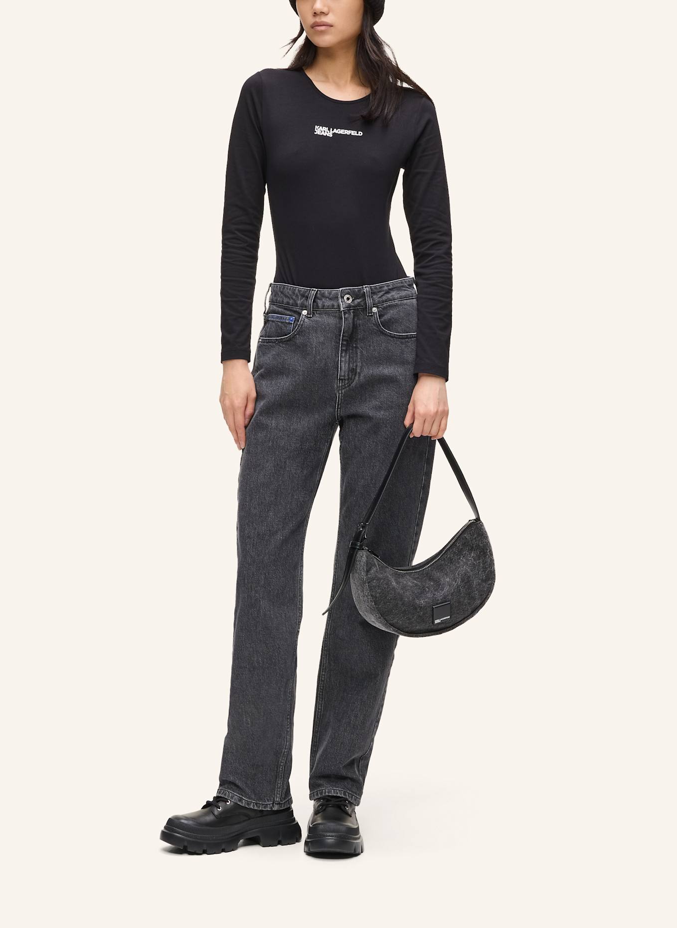 KARL LAGERFELD JEANS Jeans: SCHWARZ
