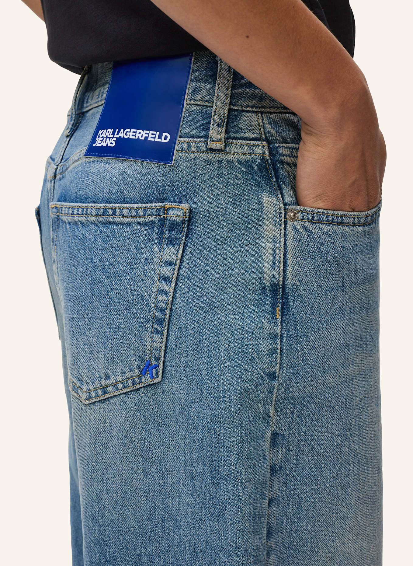 KARL LAGERFELD JEANS Jeans: BLAU