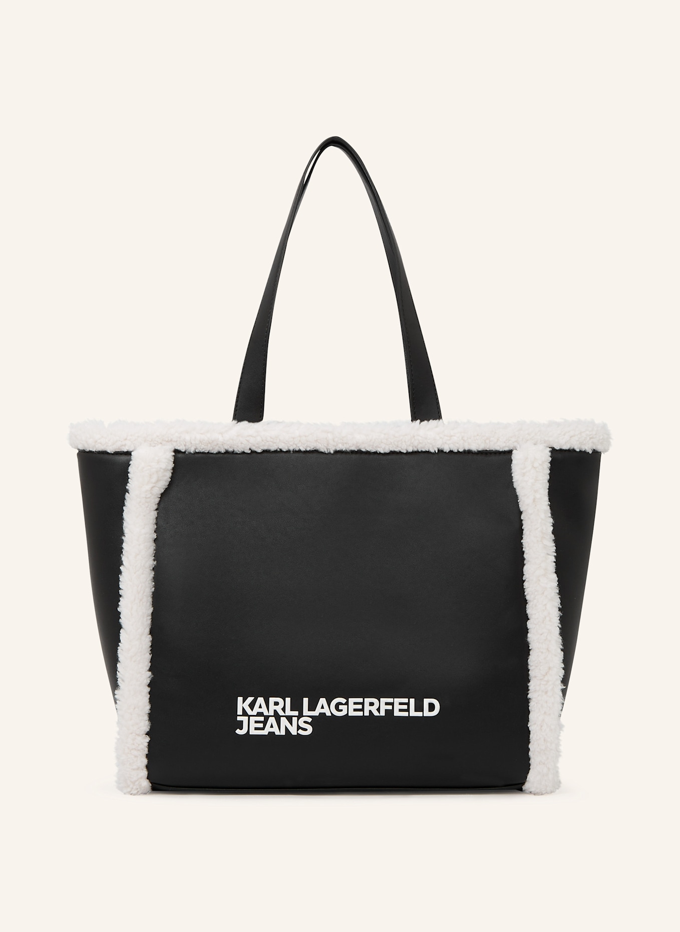 KARL LAGERFELD JEANS Handtasche: SCHWARZ