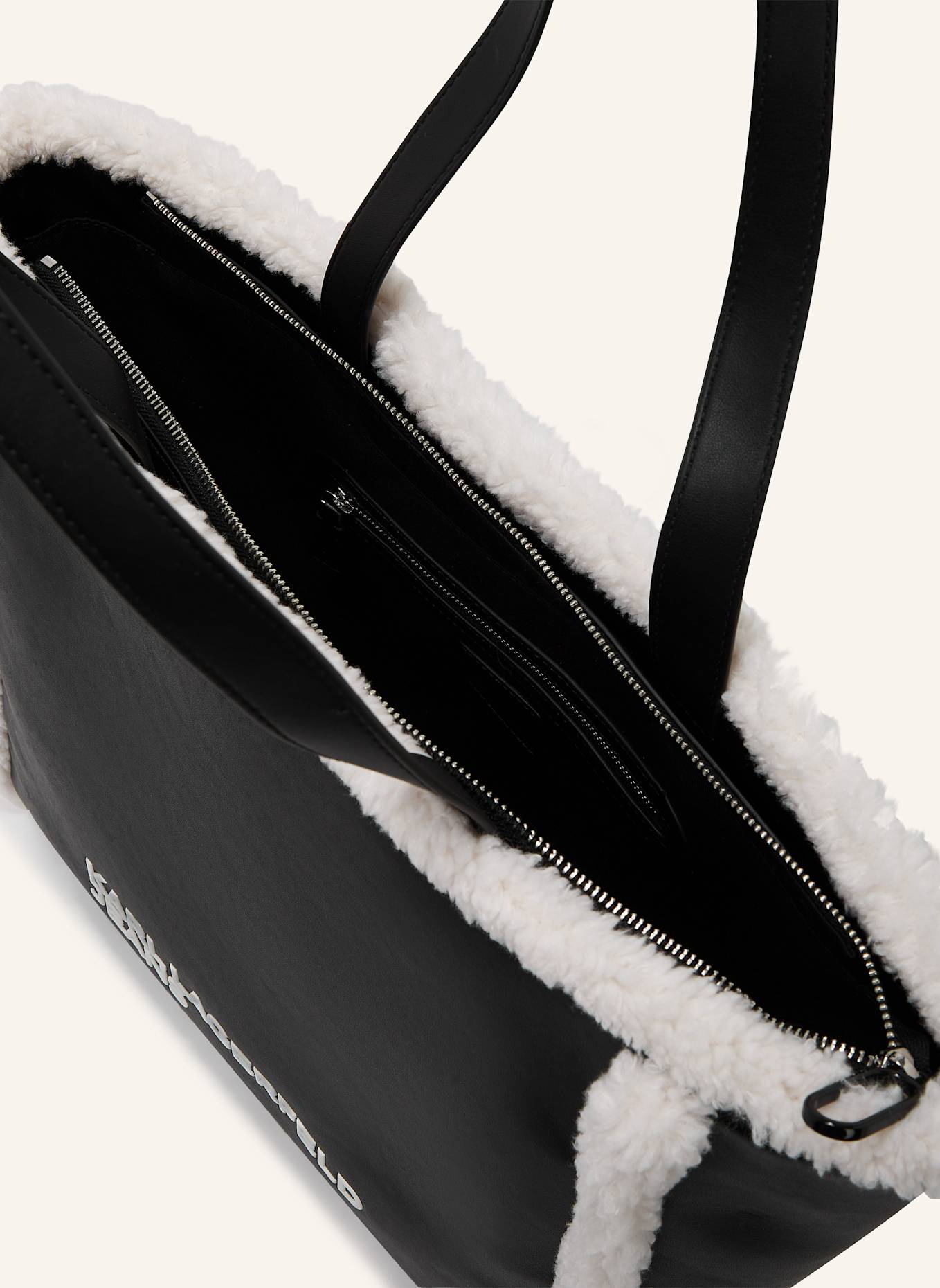 KARL LAGERFELD JEANS Handtasche: SCHWARZ