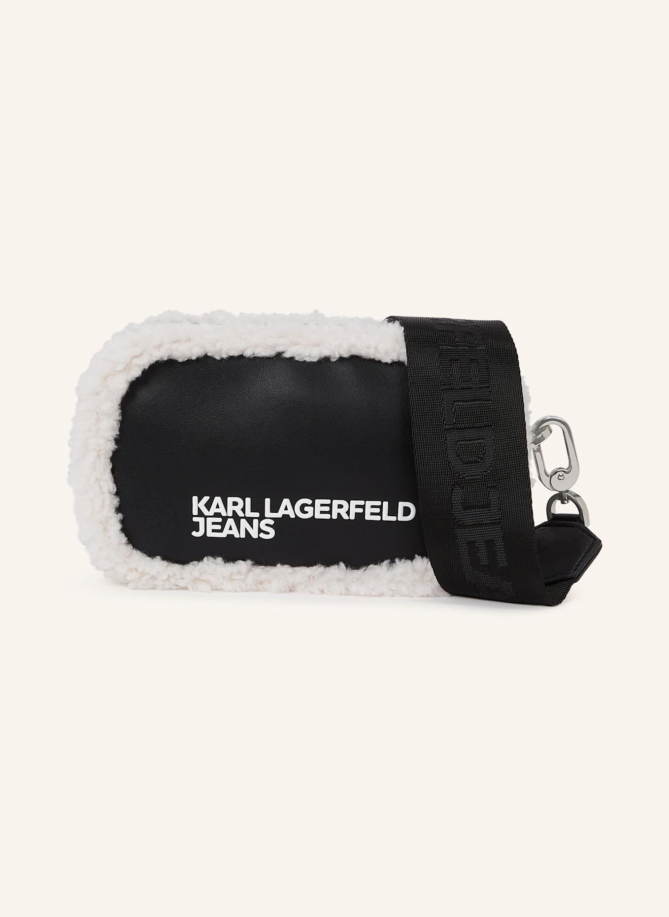 KARL LAGERFELD JEANS Umhängetasche: SCHWARZ