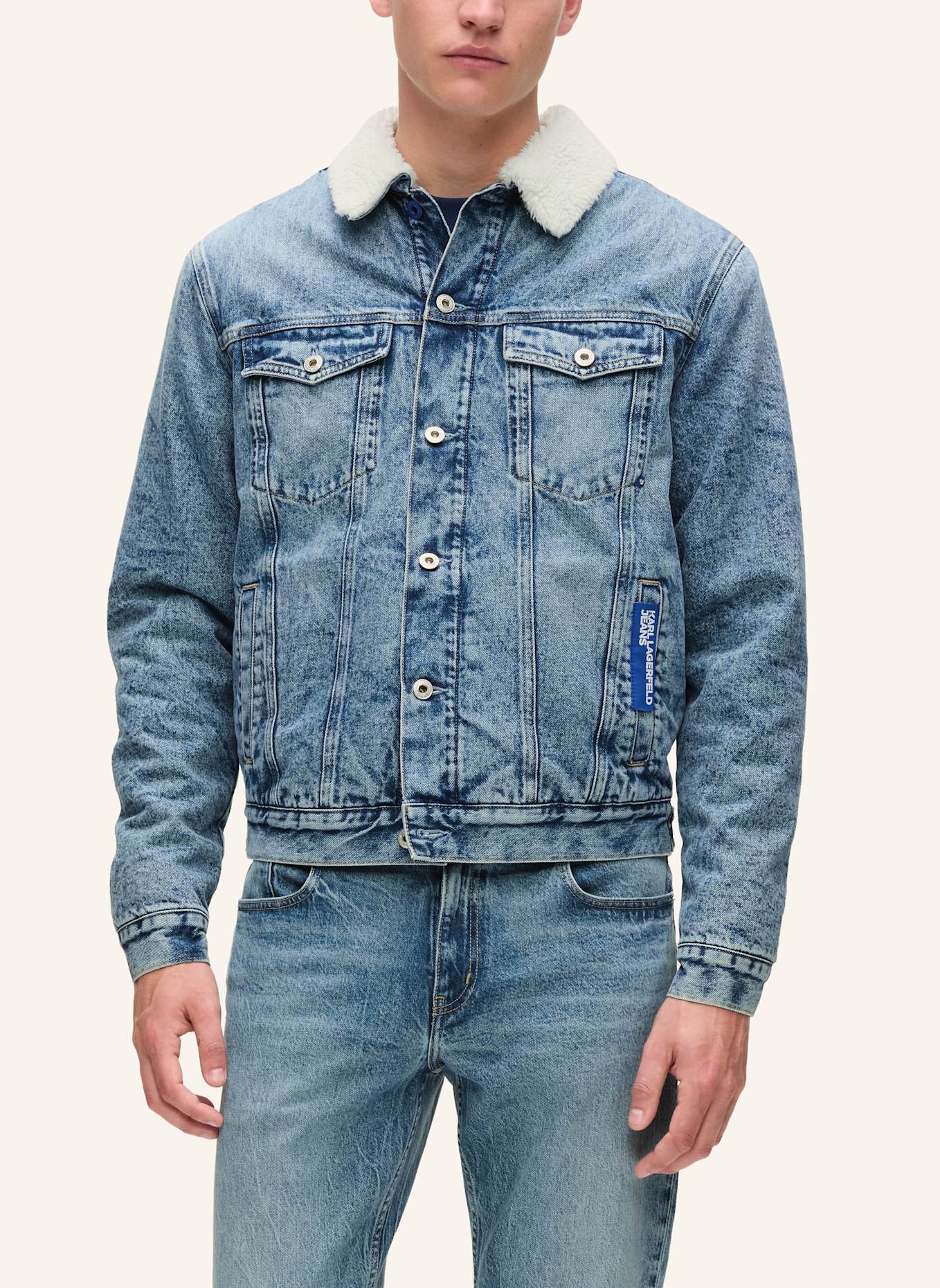 KARL LAGERFELD JEANS Jacke: BLAU
