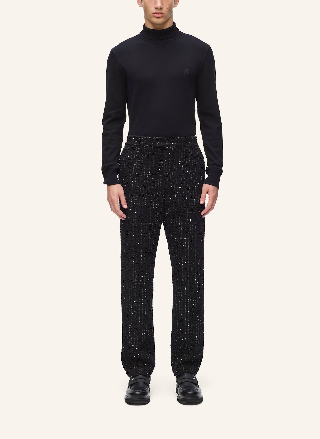 KARL LAGERFELD Hose: SCHWARZ