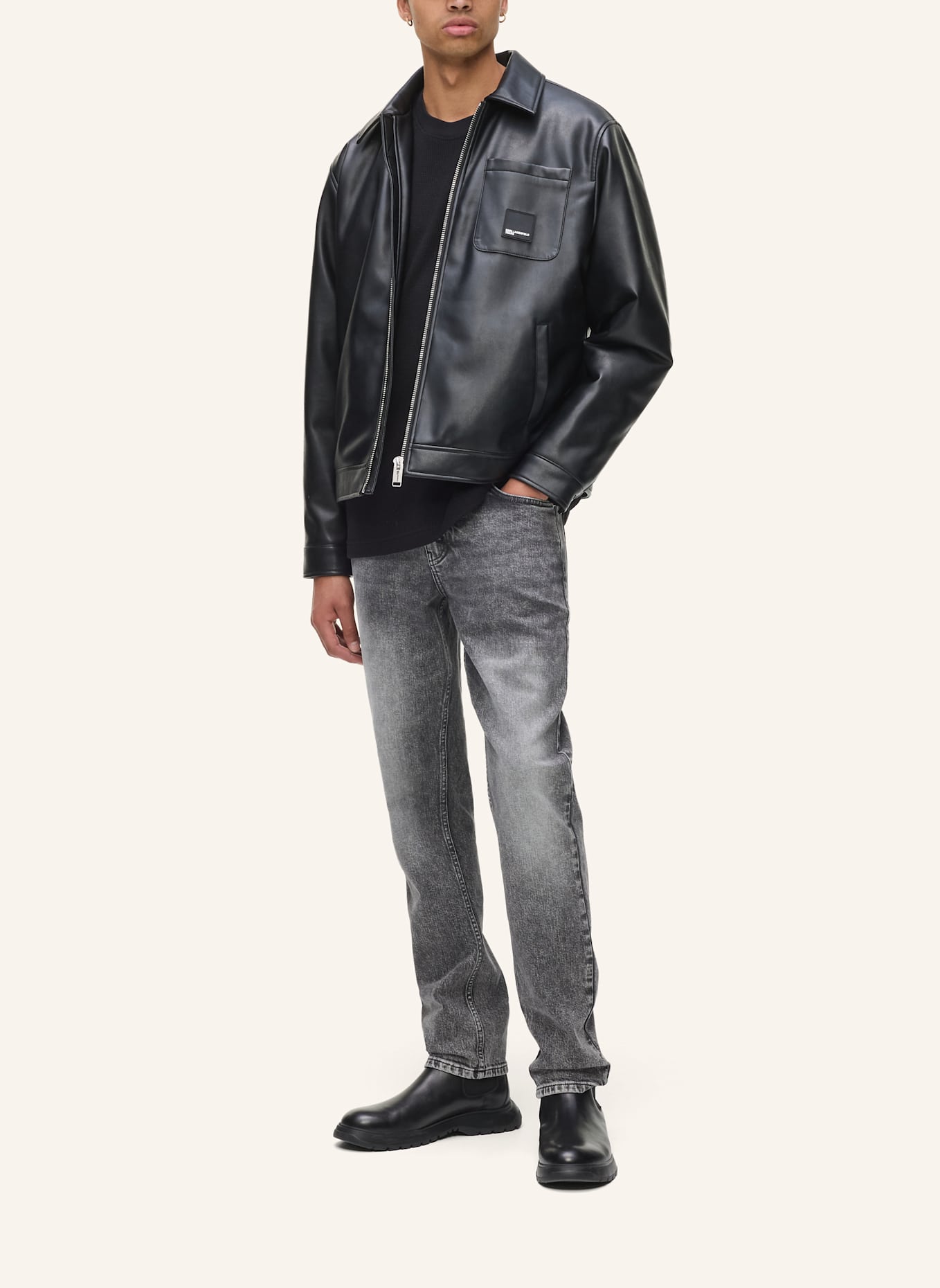 KARL LAGERFELD JEANS Jeans: SCHWARZ