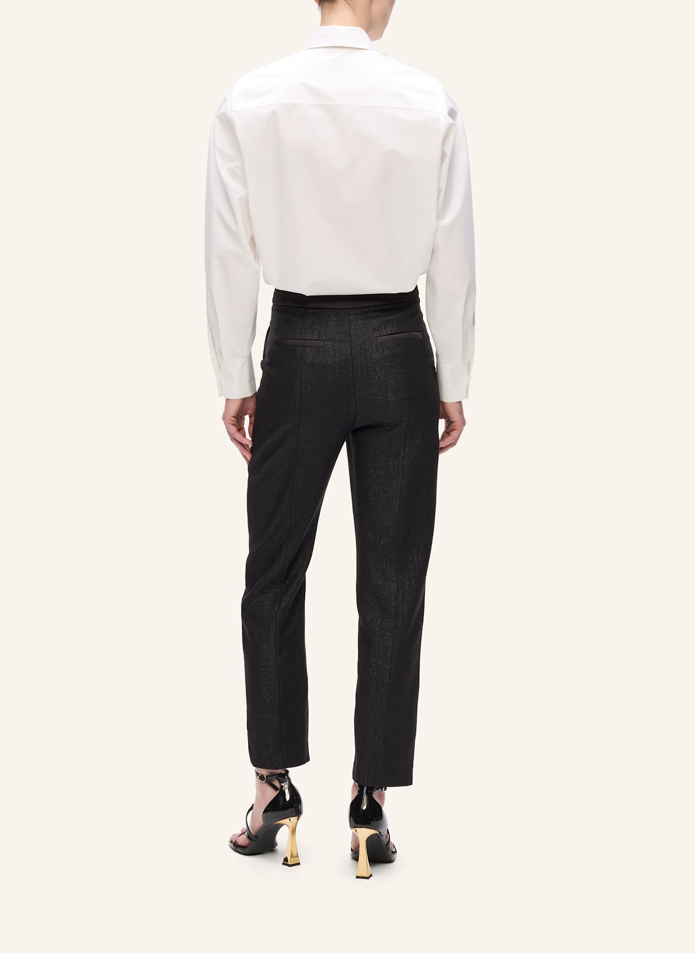 KARL LAGERFELD Hose: SCHWARZ