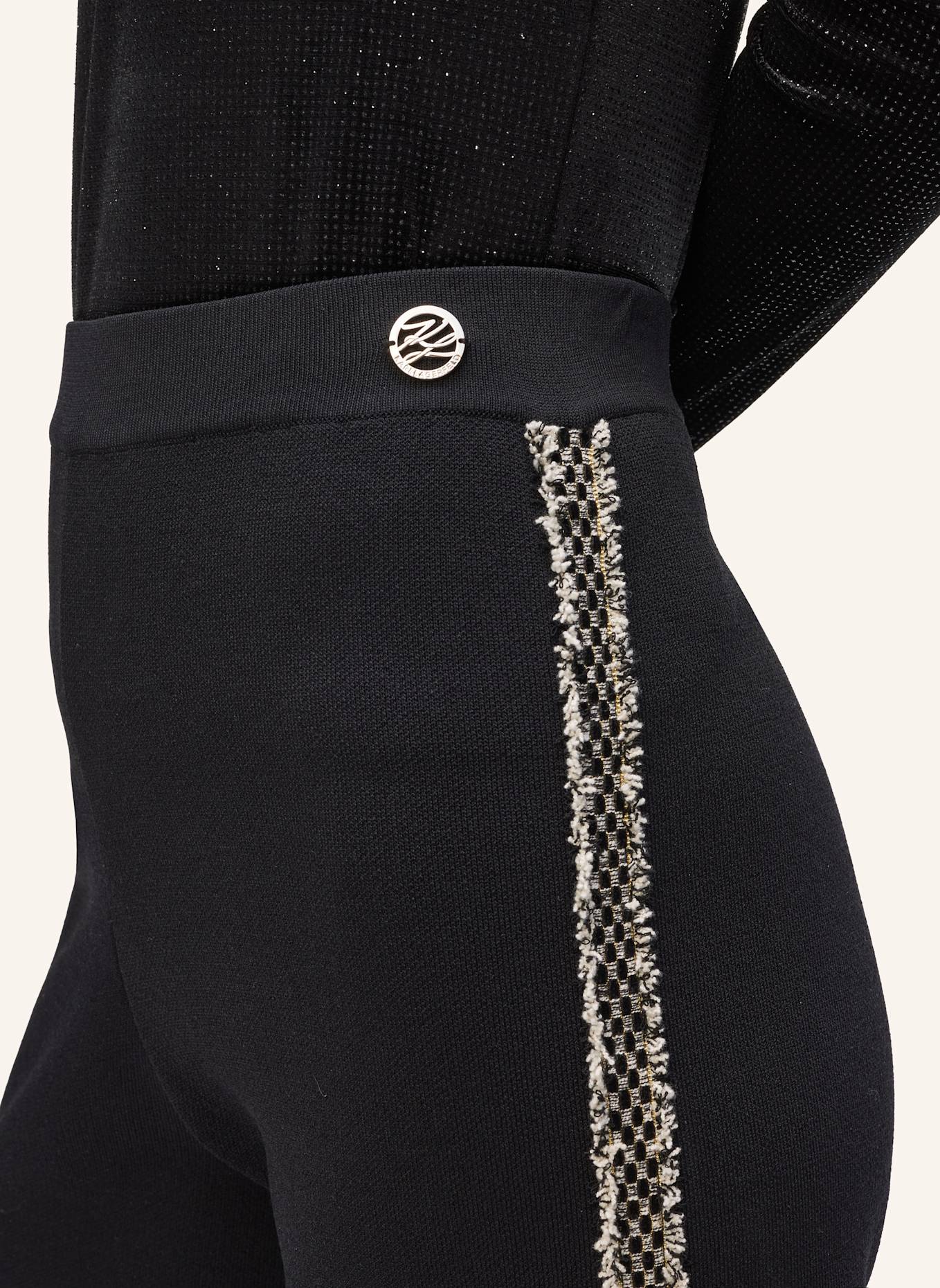 KARL LAGERFELD Hose: SCHWARZ