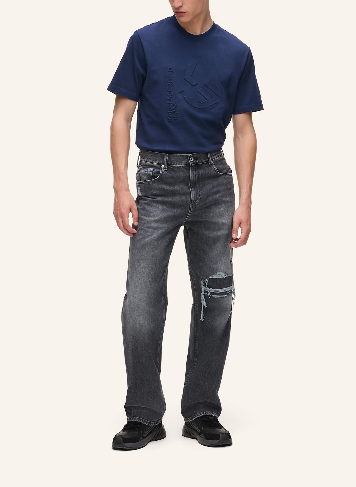 KARL LAGERFELD JEANS Jeans: SCHWARZ