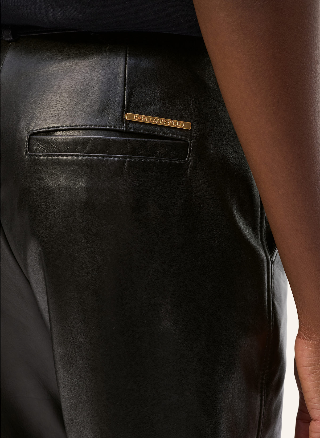 KARL LAGERFELD Hose: SCHWARZ