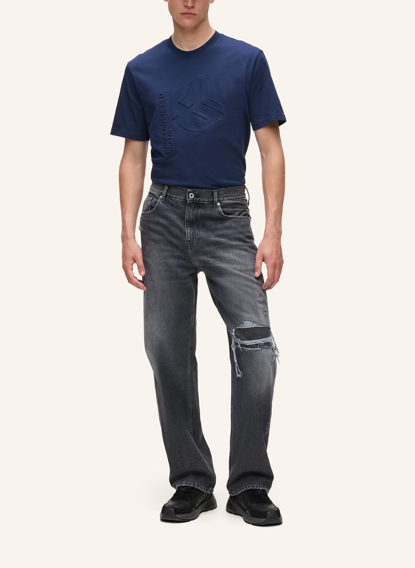 KARL LAGERFELD JEANS Jeans: SCHWARZ