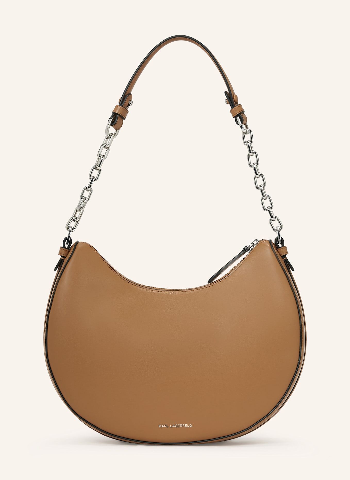 KARL LAGERFELD K/Autograph Hobo-Bag: CAMEL