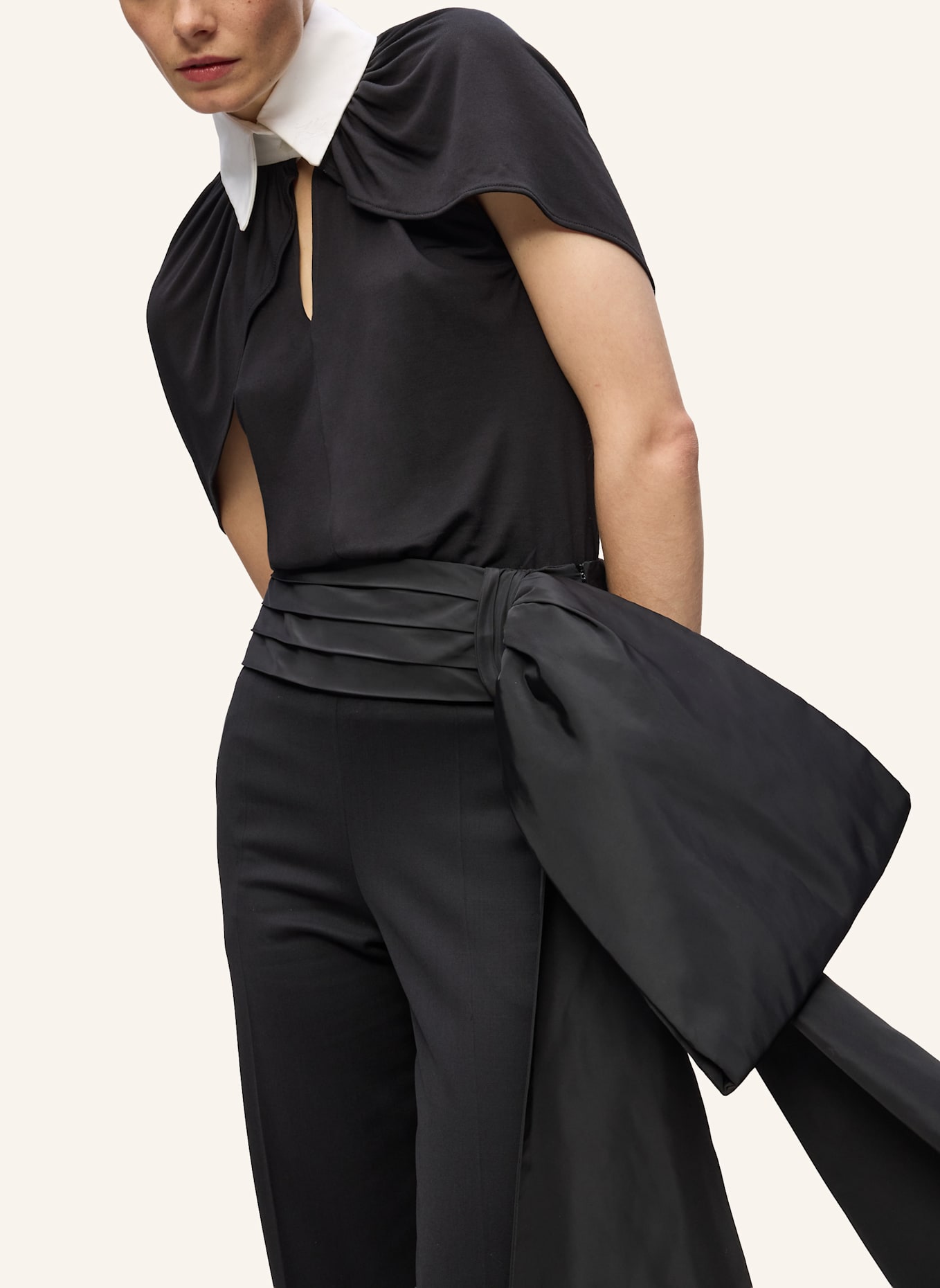 KARL LAGERFELD KL STUDIO Hose: SCHWARZ