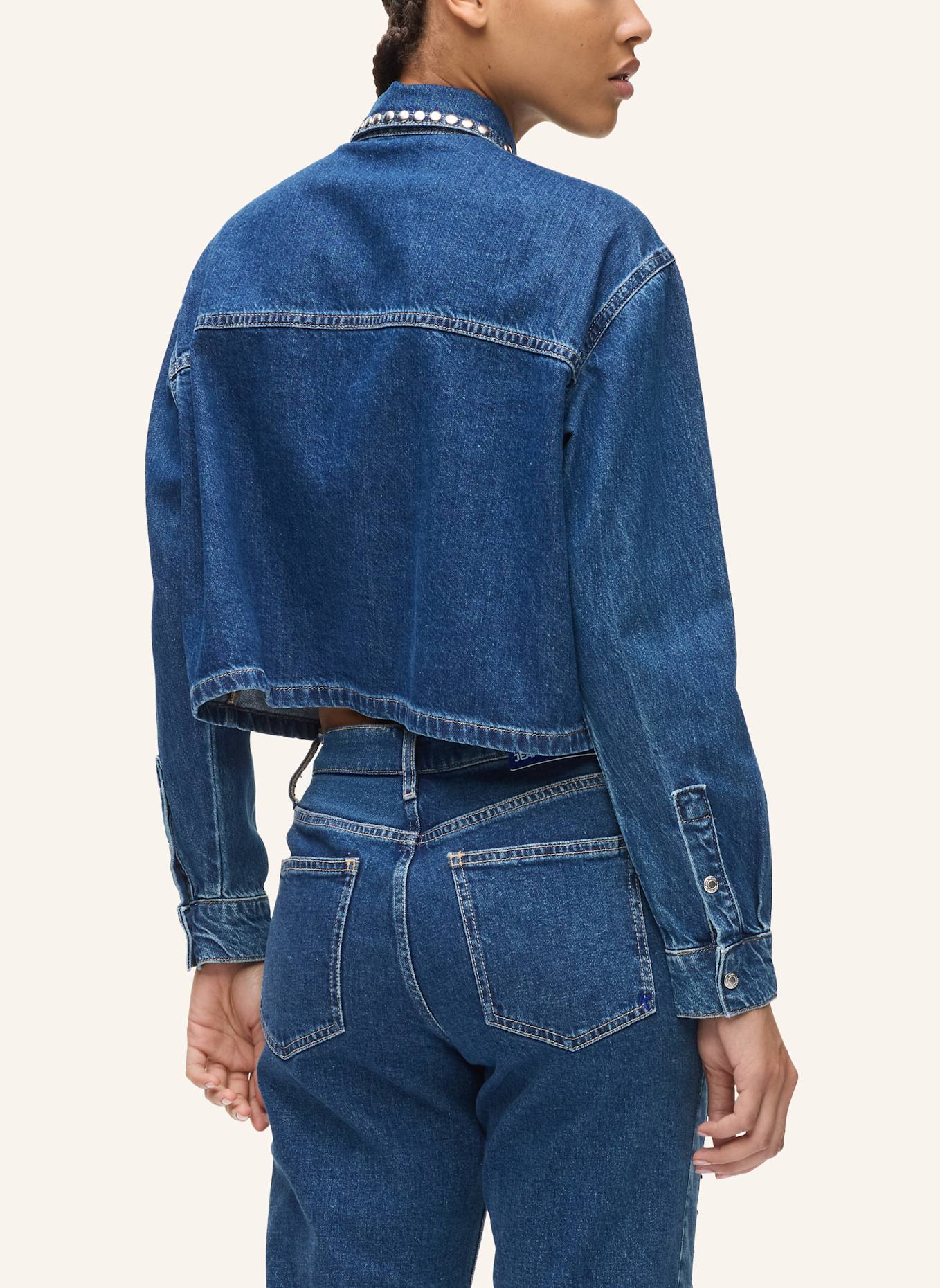 KARL LAGERFELD JEANS Bluse: DUNKELBLAU