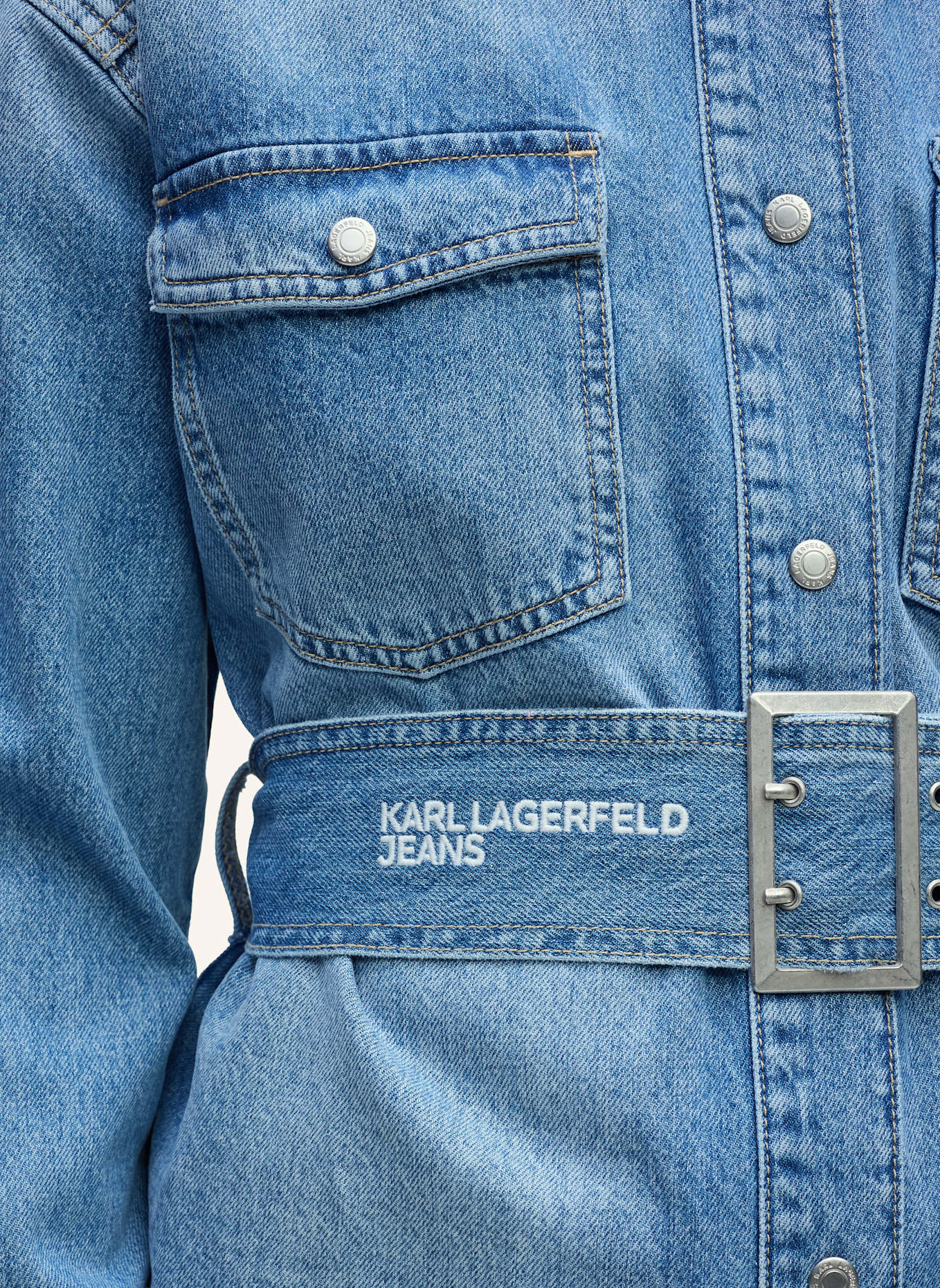 KARL LAGERFELD JEANS Bluse: BLAU