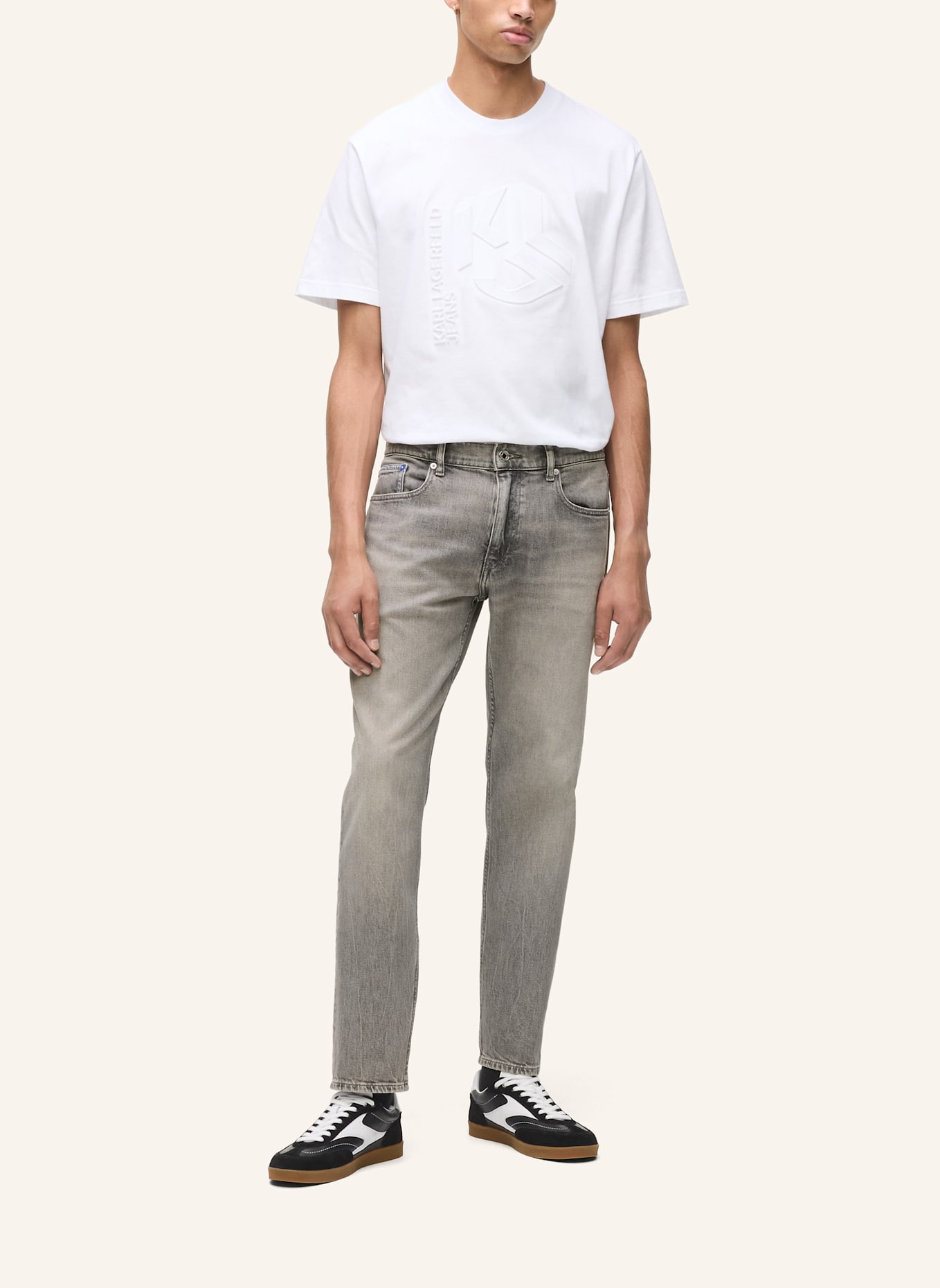 KARL LAGERFELD JEANS Jeans: GRAU