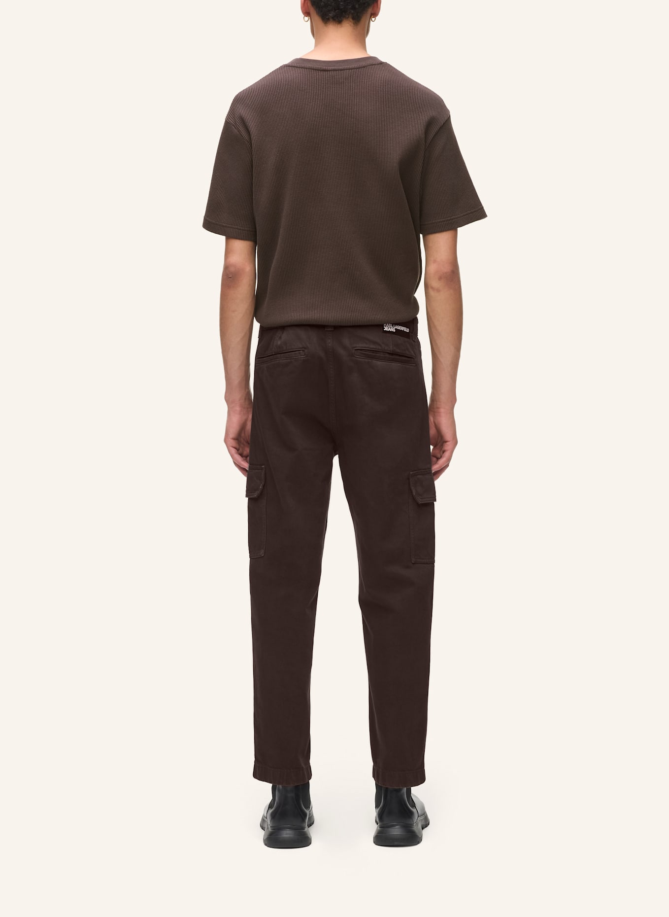 KARL LAGERFELD JEANS Hose: DUNKELBRAUN