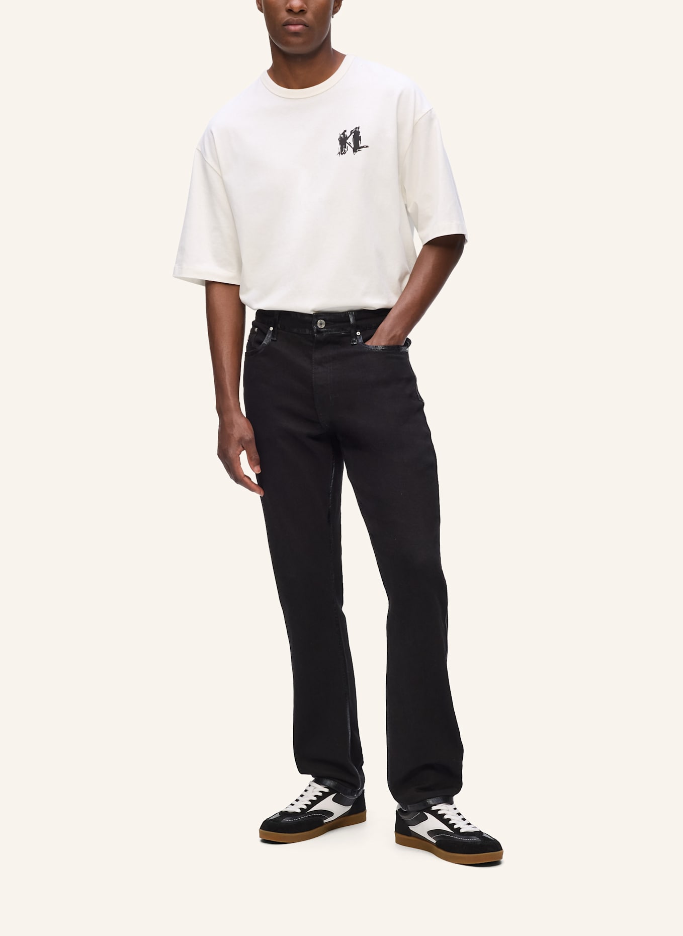 KARL LAGERFELD Jeans: SCHWARZ