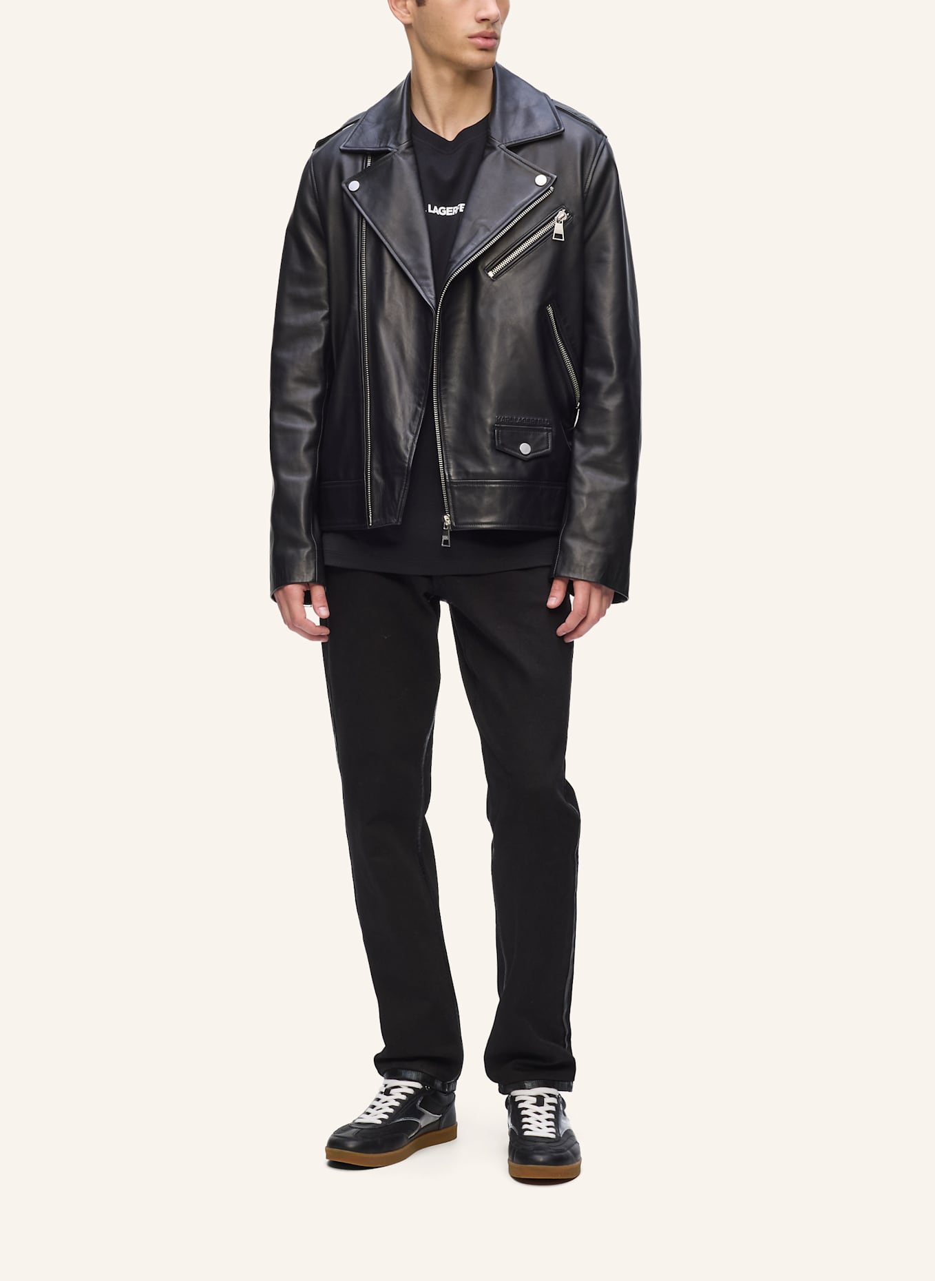KARL LAGERFELD Jacke: SCHWARZ