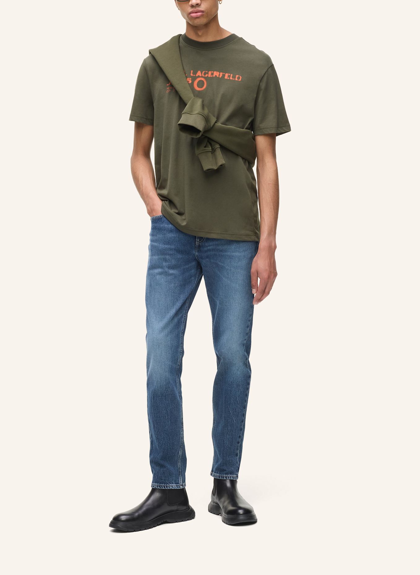 KARL LAGERFELD JEANS Jeans: DUNKELBLAU