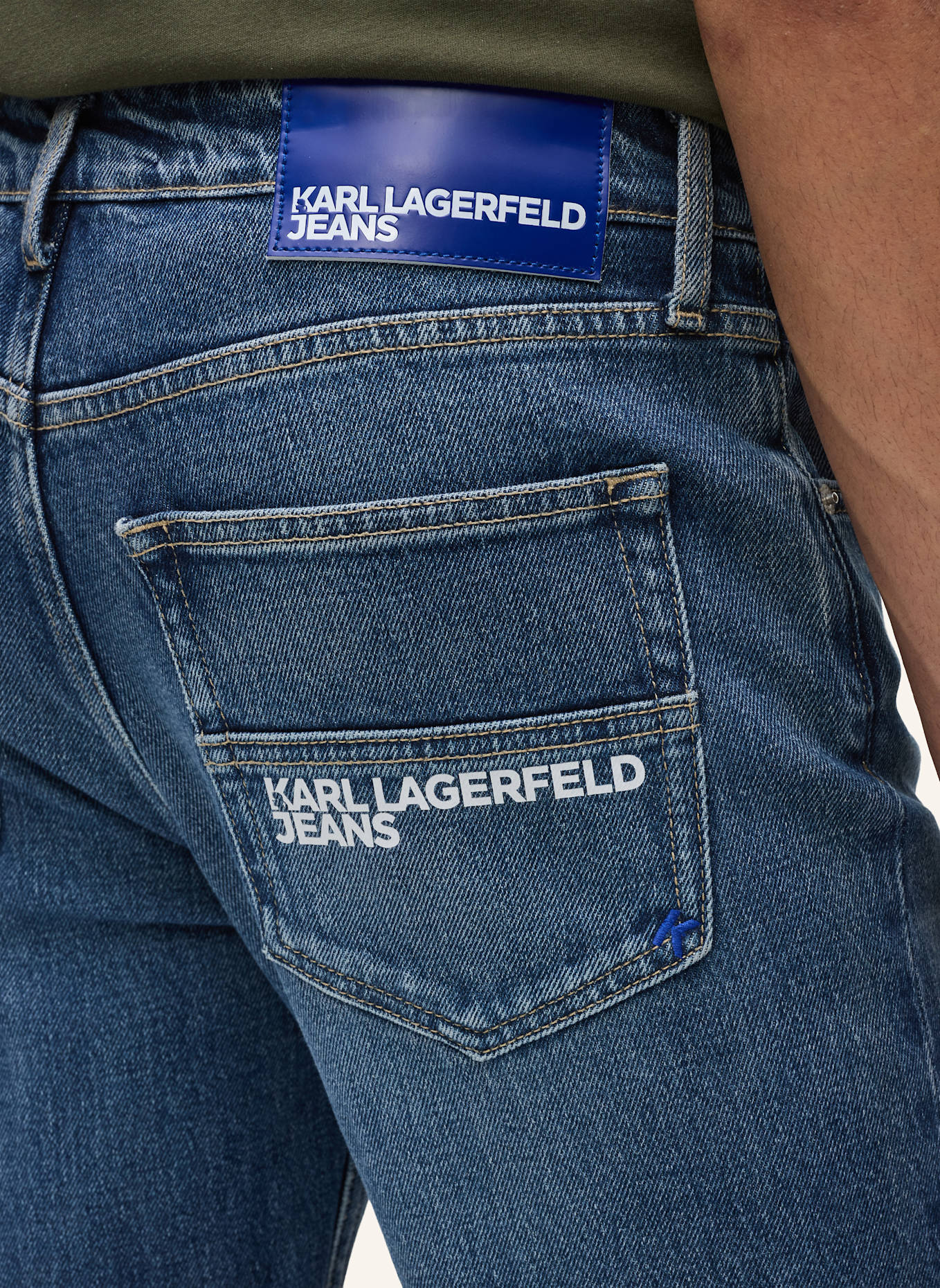 KARL LAGERFELD JEANS Jeans: DUNKELBLAU