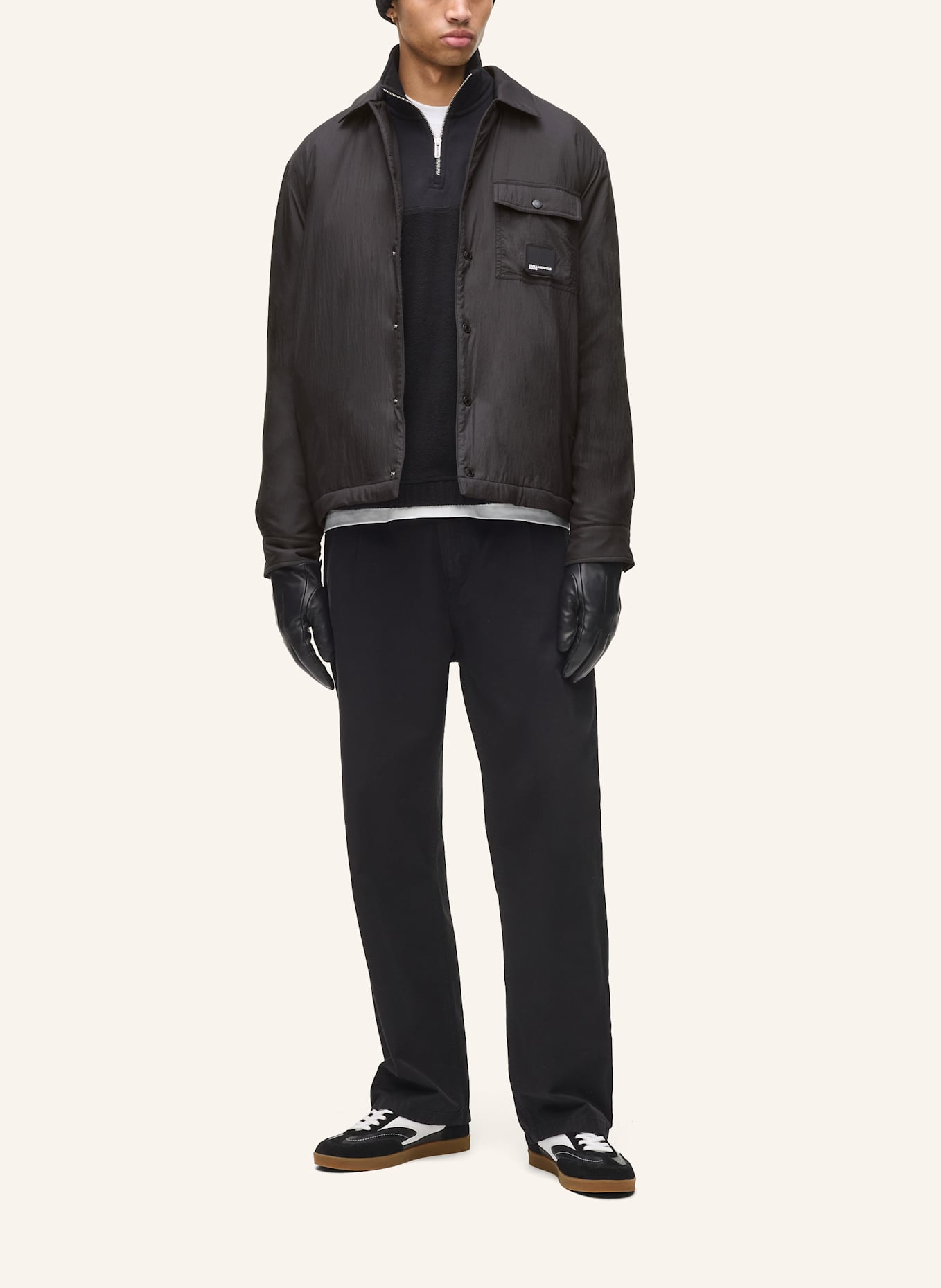 KARL LAGERFELD JEANS Jacke: SCHWARZ