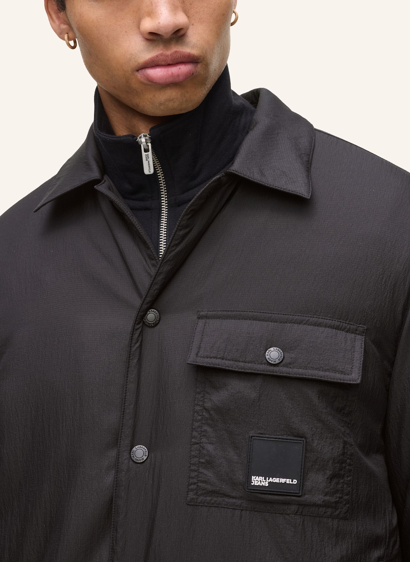 KARL LAGERFELD JEANS Jacke: SCHWARZ