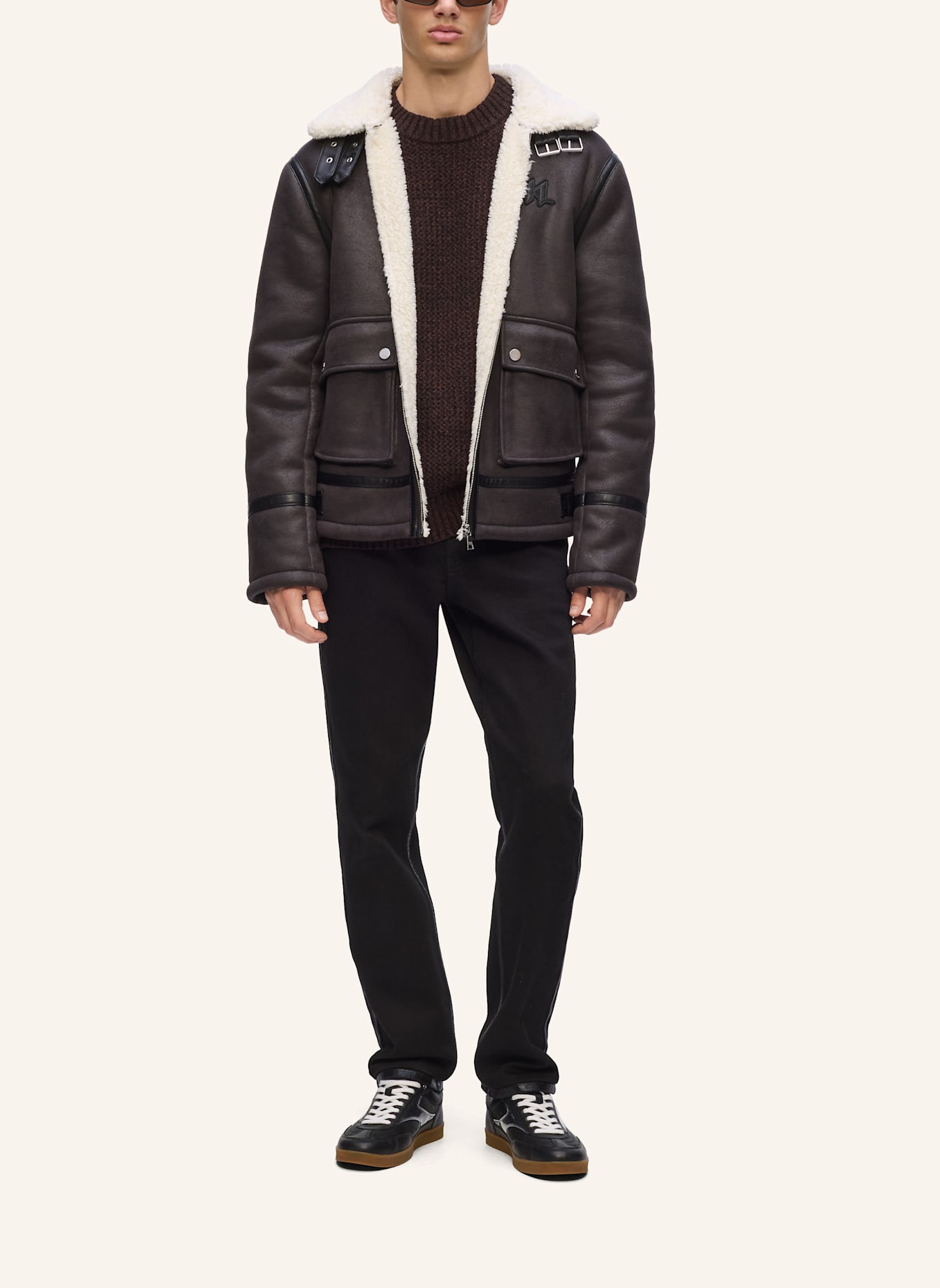 KARL LAGERFELD Jacke: DUNKELBRAUN