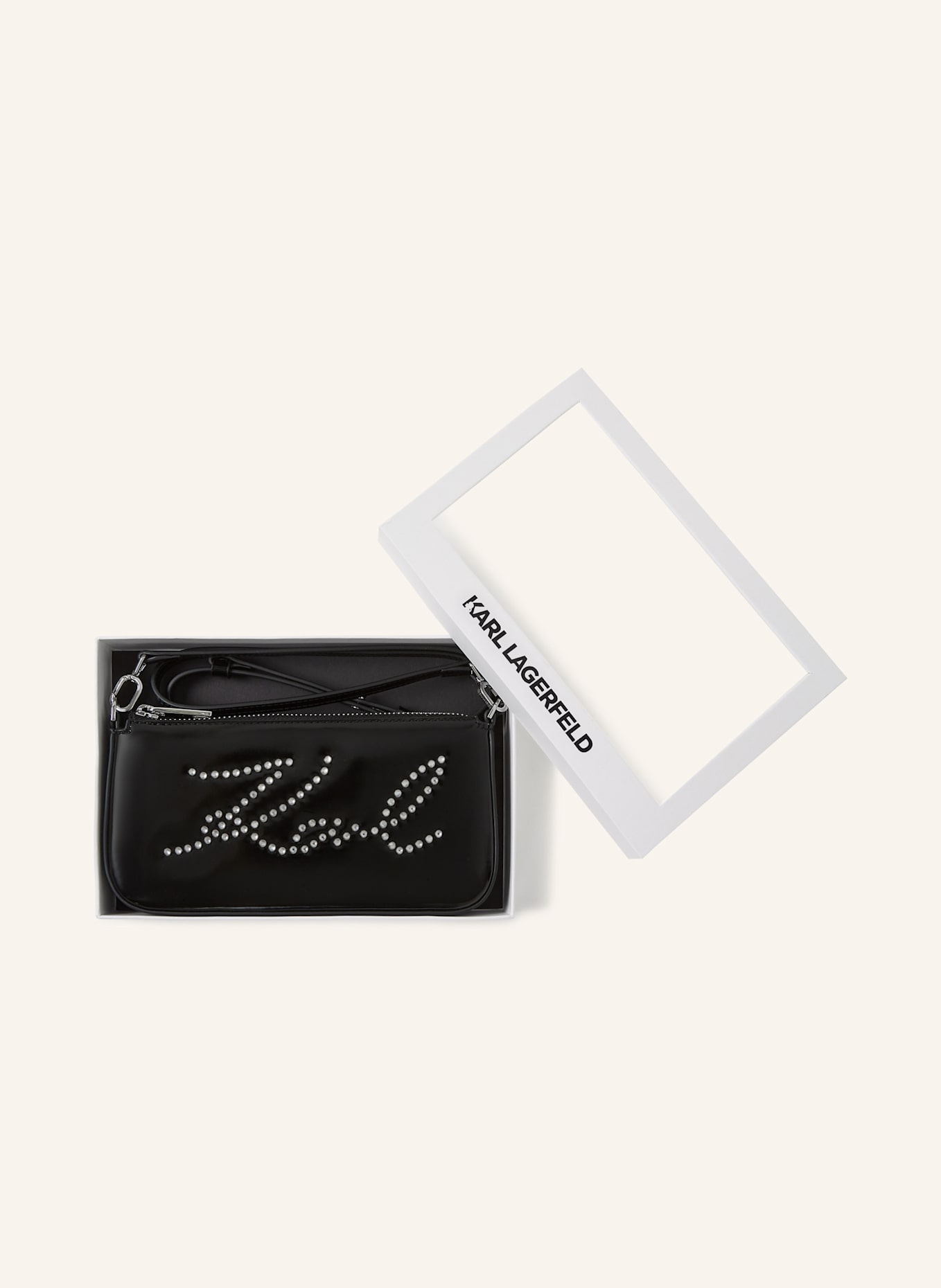 KARL LAGERFELD Pouch: SCHWARZ