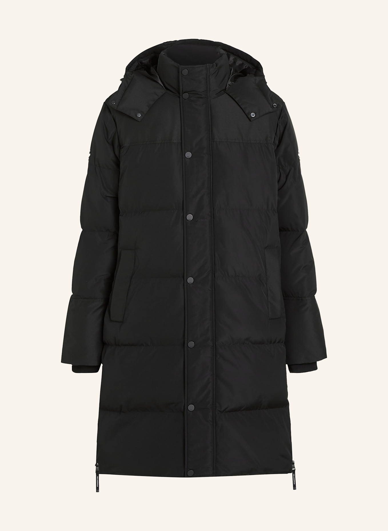 KARL LAGERFELD Mantel: SCHWARZ