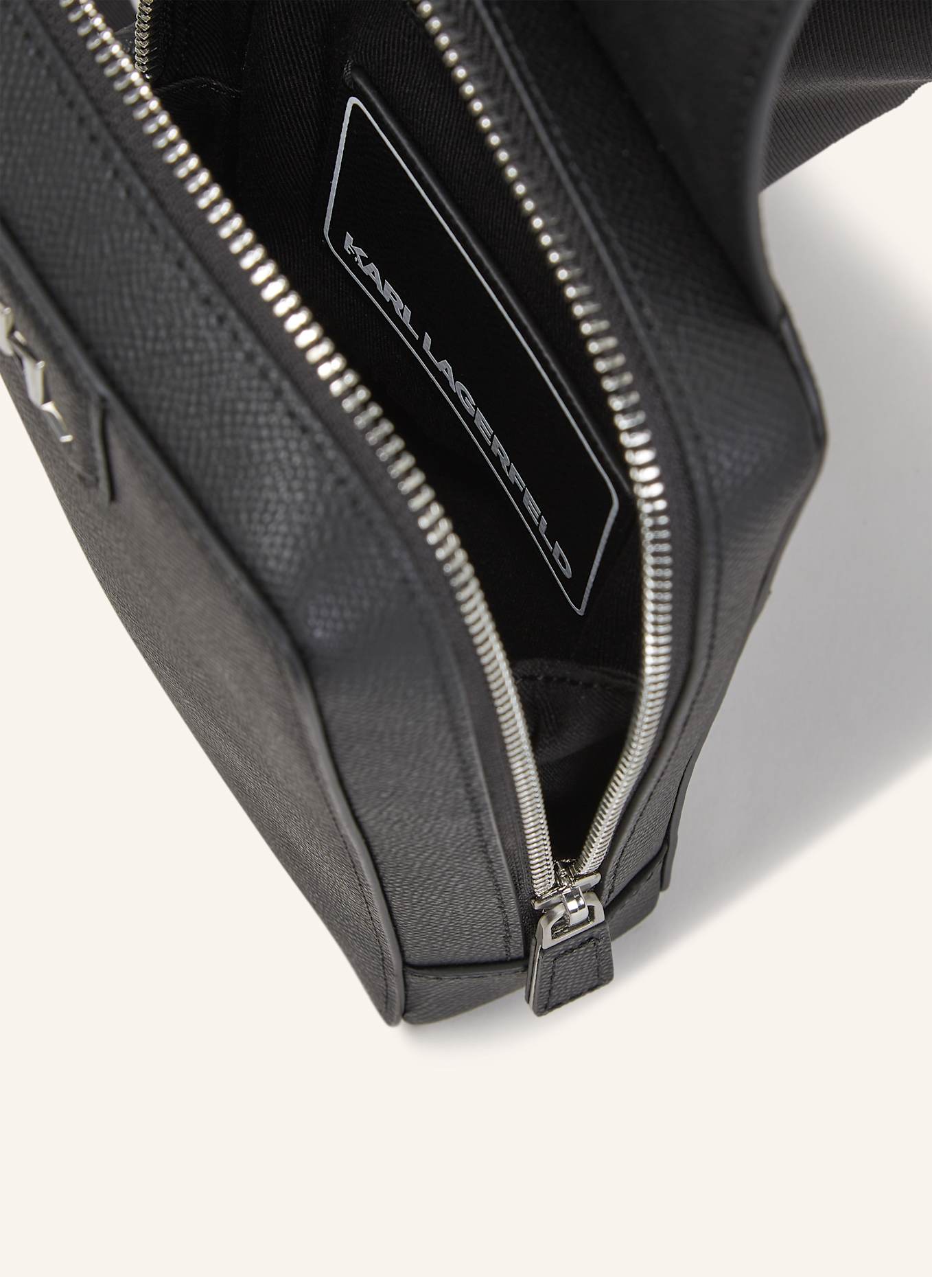 KARL LAGERFELD Gürteltasche: SCHWARZ