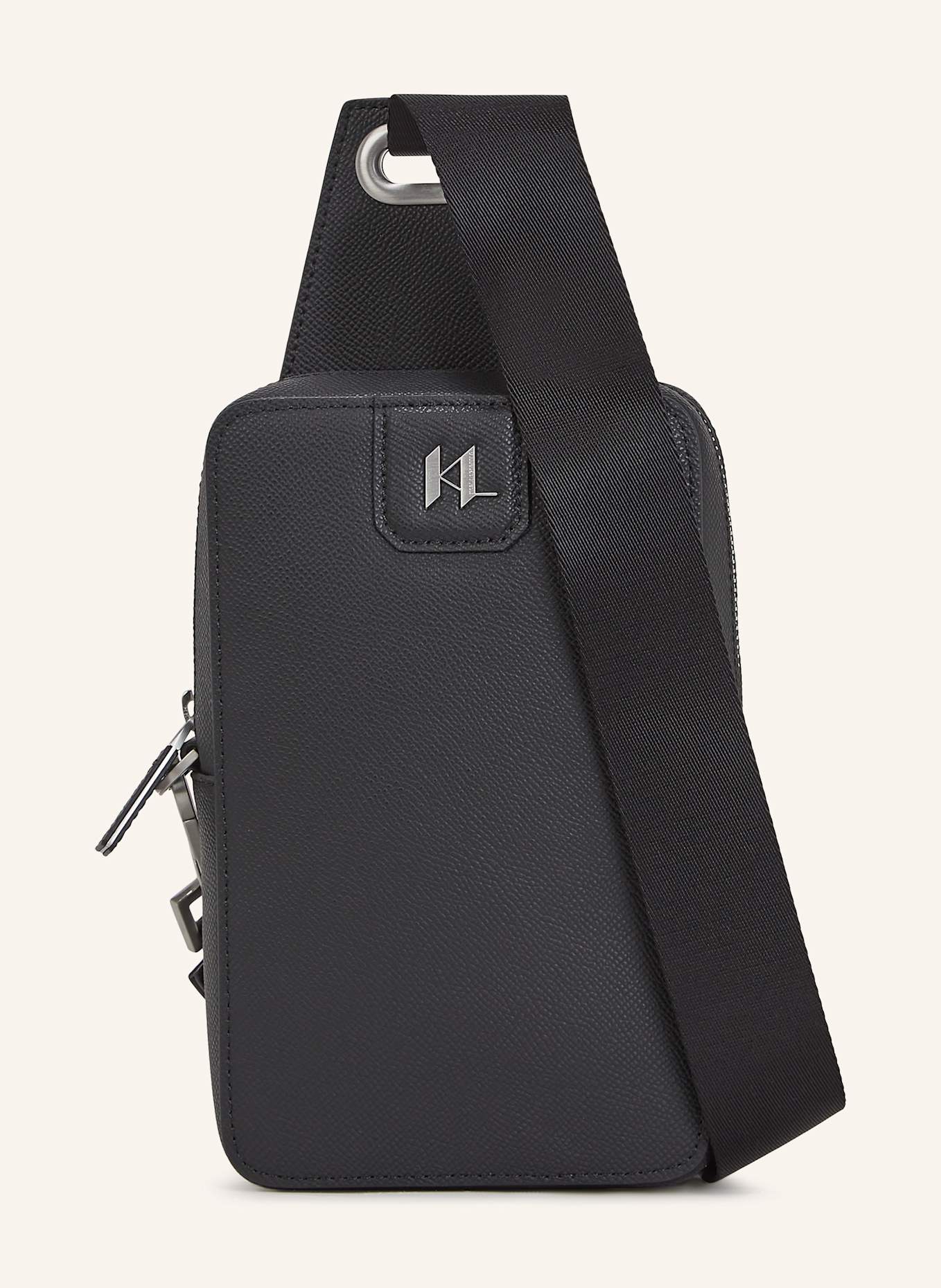 KARL LAGERFELD Gürteltasche: SCHWARZ