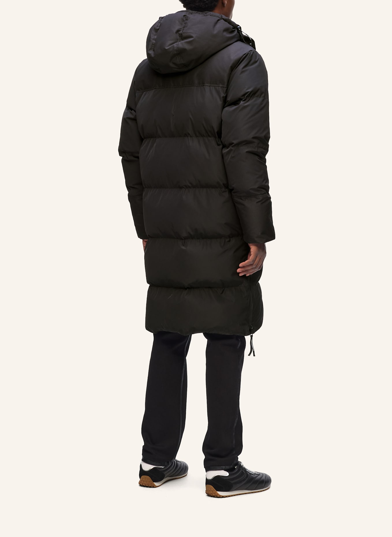 KARL LAGERFELD Mantel: SCHWARZ