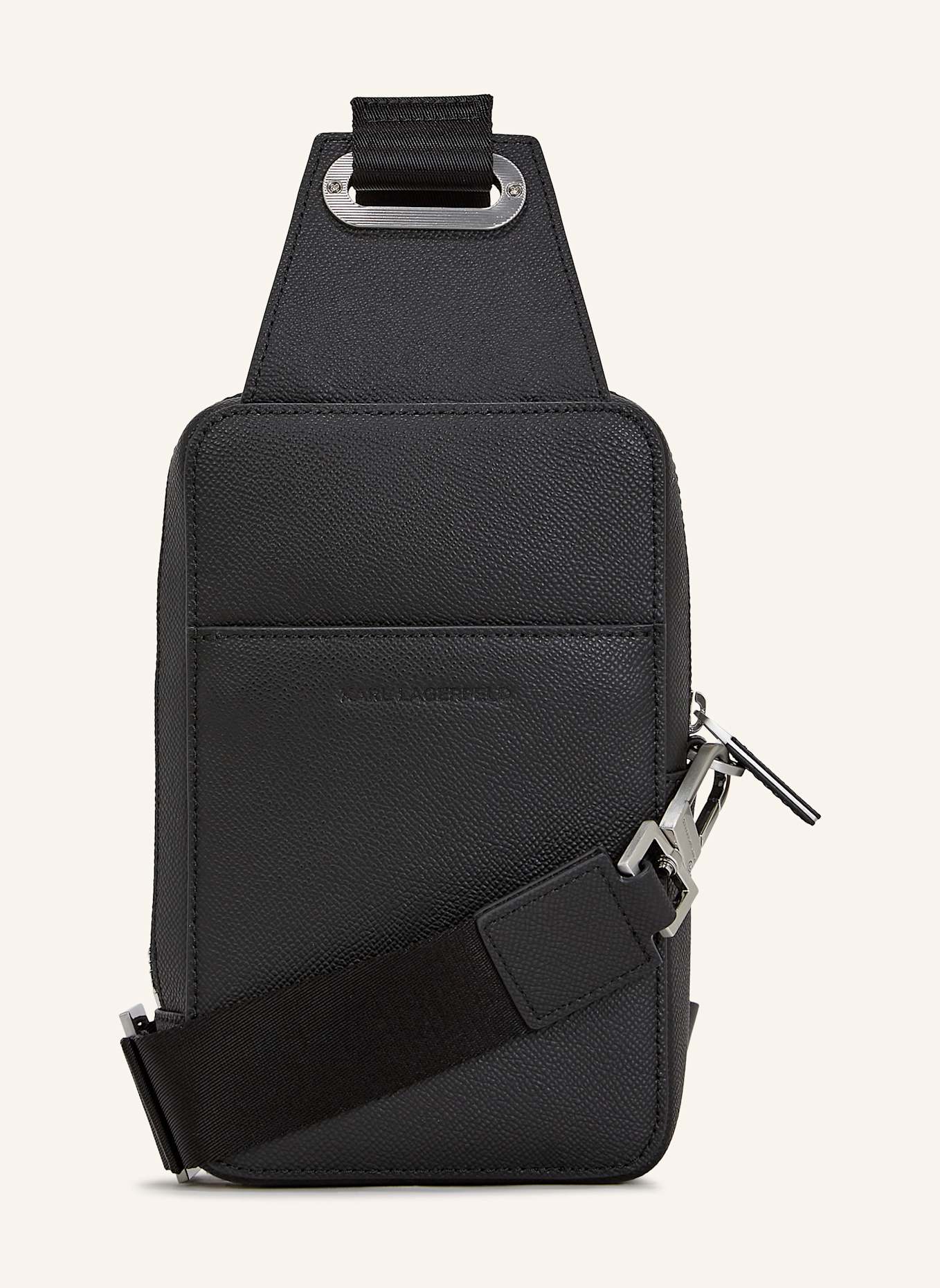 KARL LAGERFELD Gürteltasche: SCHWARZ