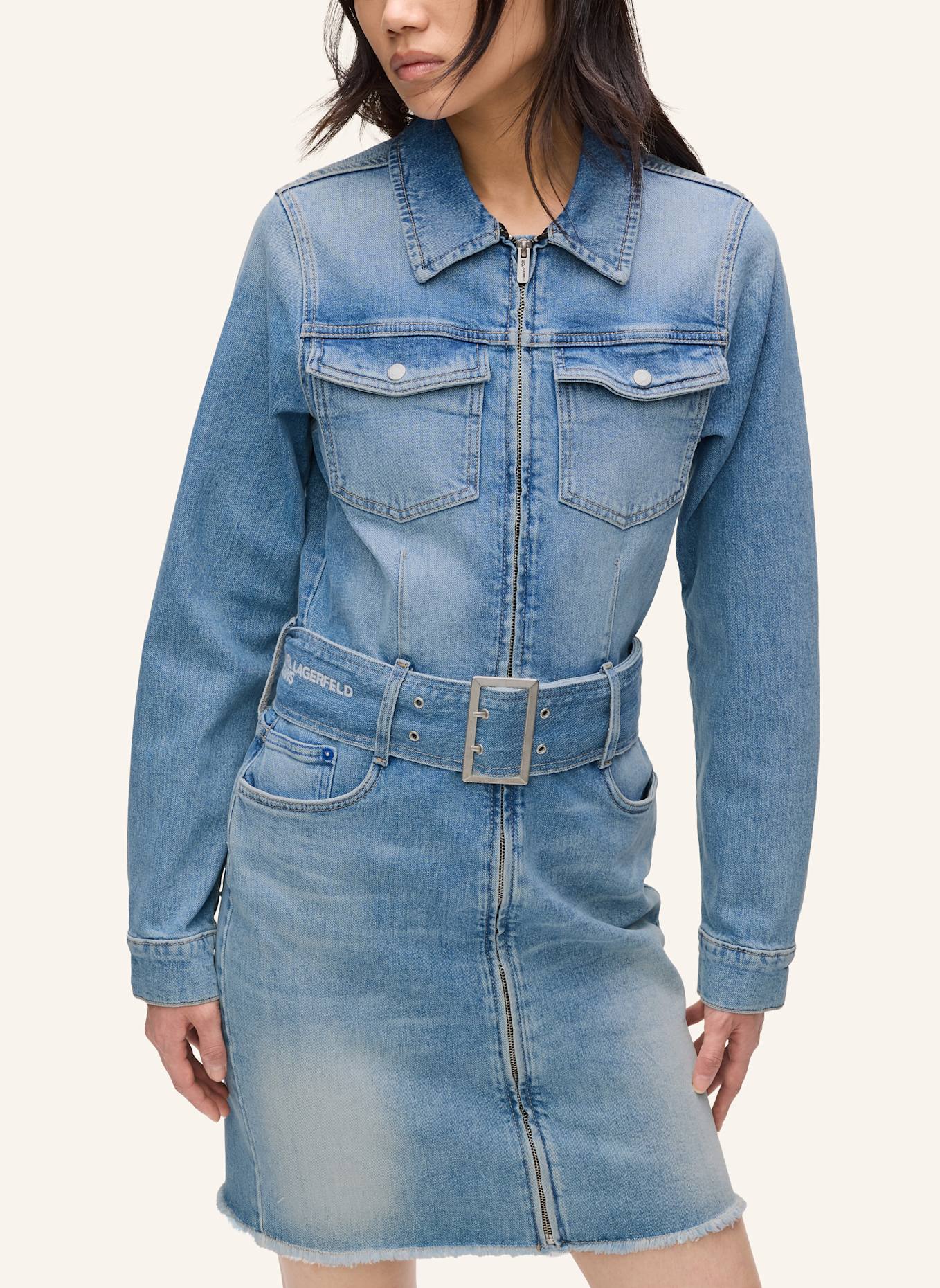 KARL LAGERFELD JEANS Kleid: BLAU