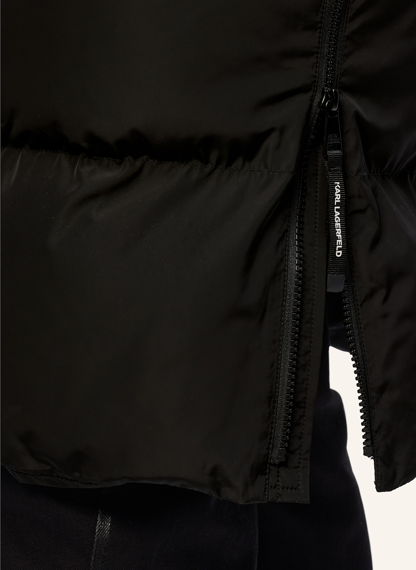 KARL LAGERFELD Mantel: SCHWARZ