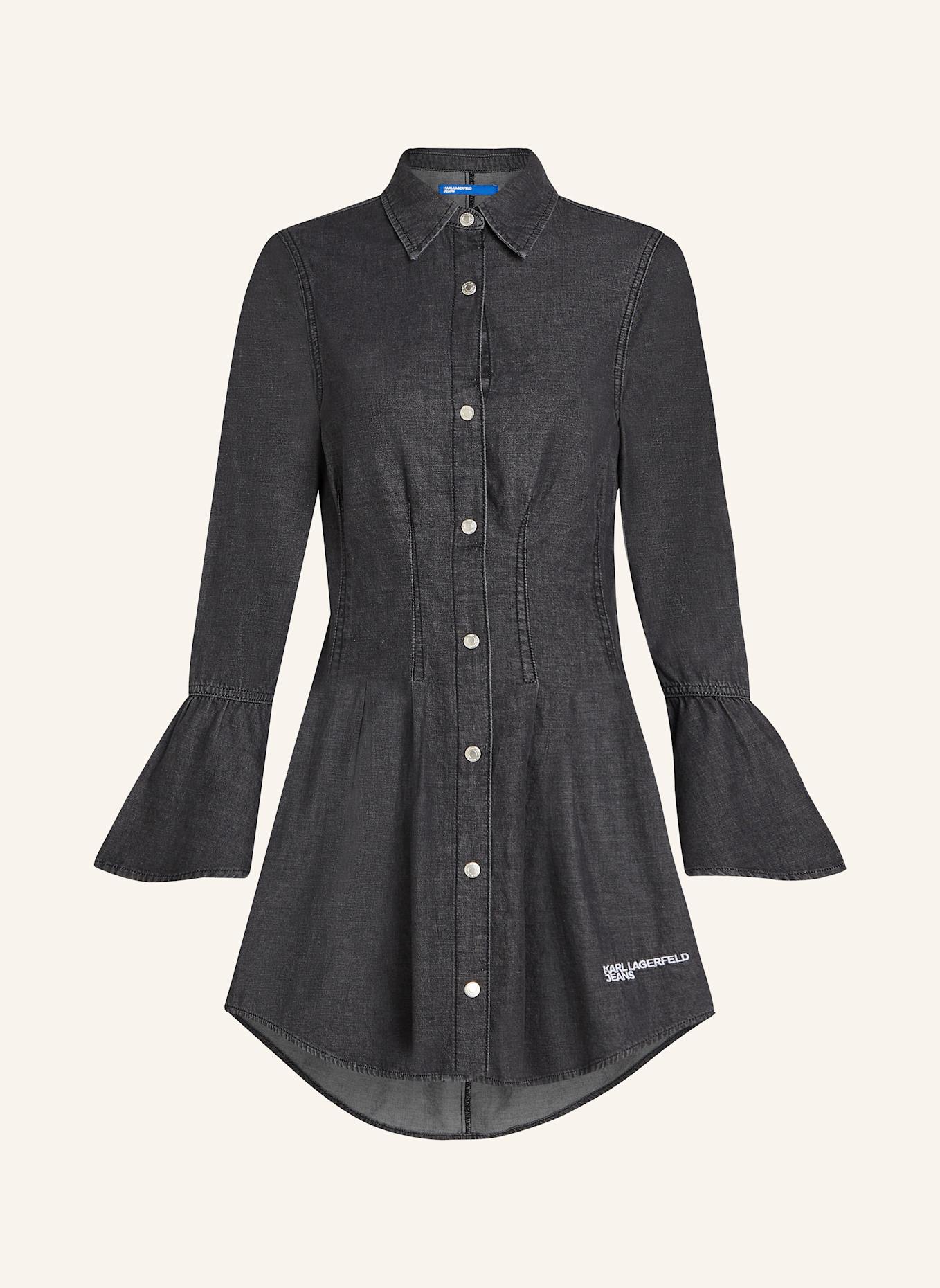 KARL LAGERFELD JEANS Kleid: SCHWARZ