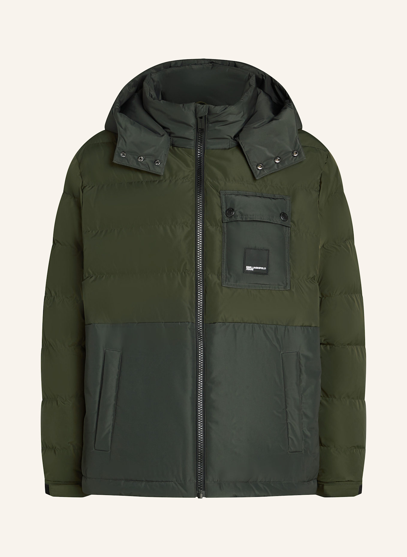 KARL LAGERFELD JEANS Jacke: DUNKELGRÜN