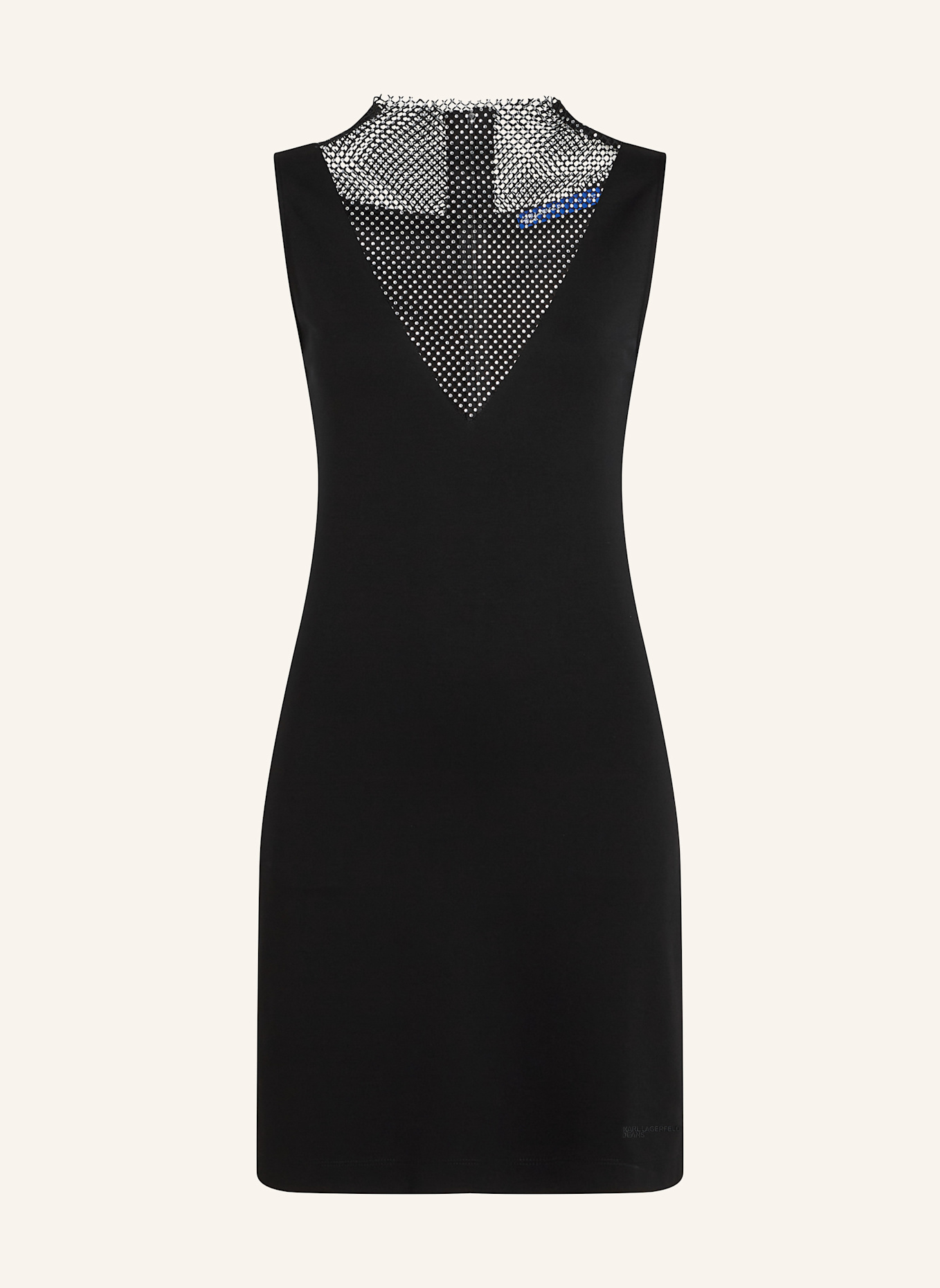 KARL LAGERFELD JEANS Kleid: SCHWARZ